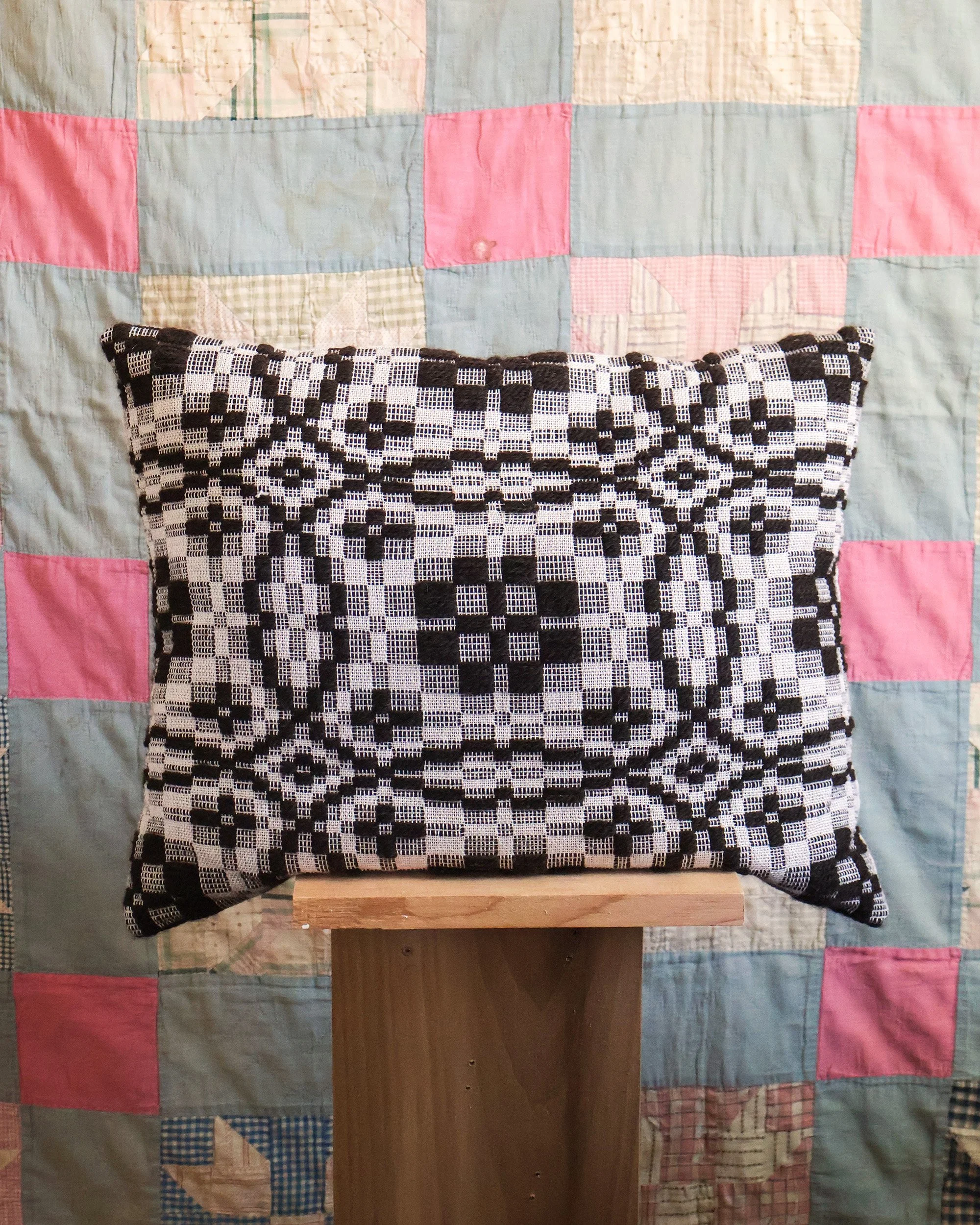 Overshot Pillow - Bark