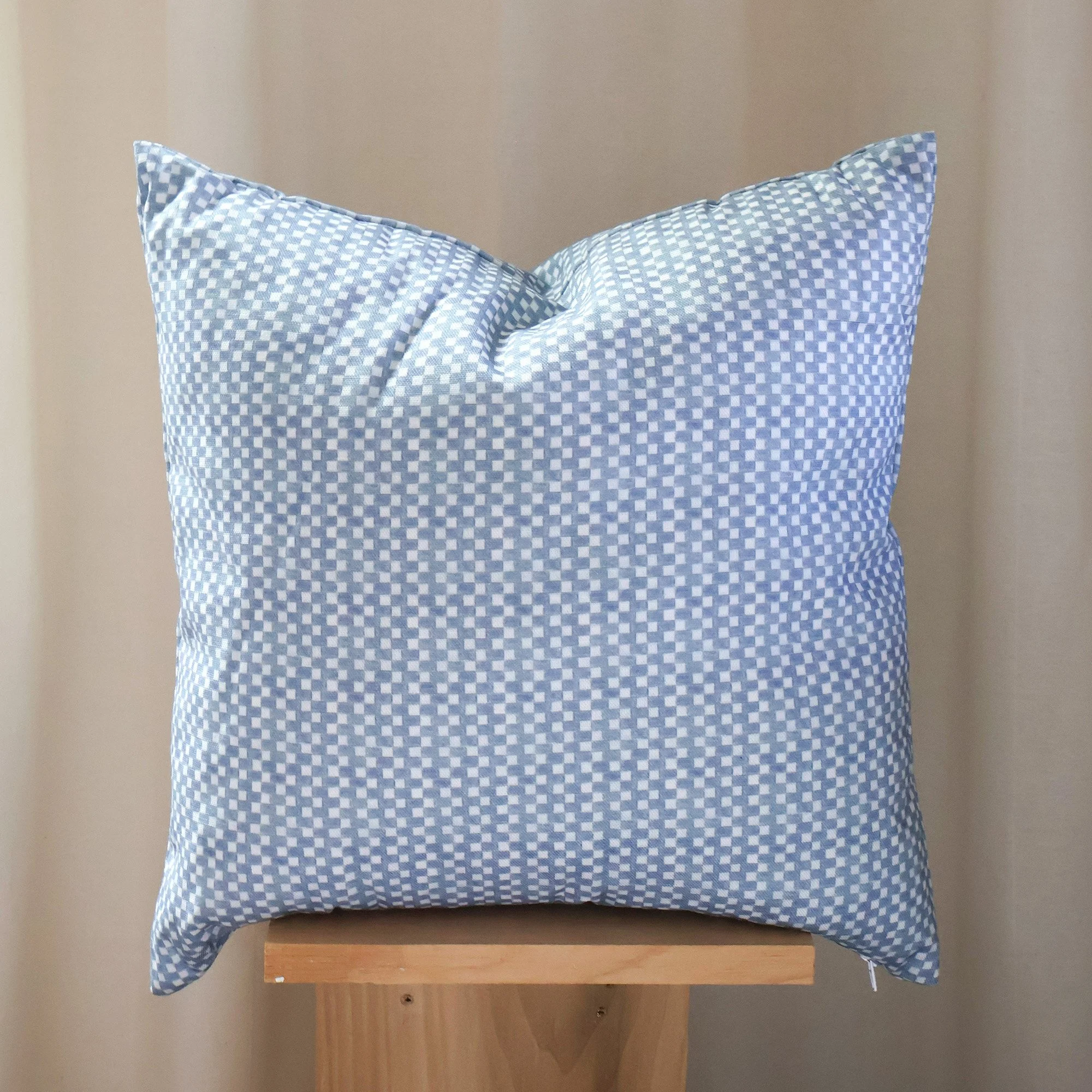 Zip Pillow in Denim