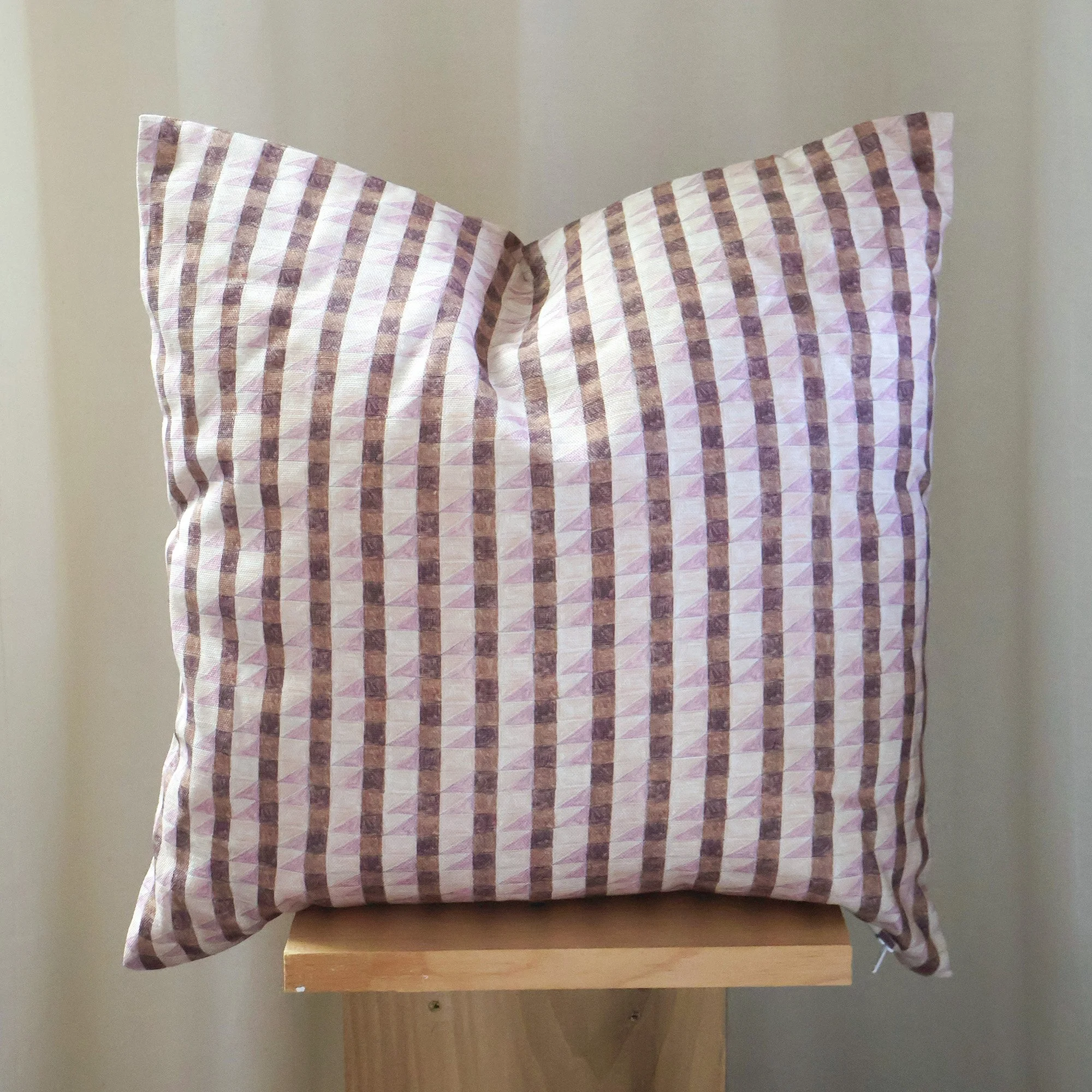 Wedge Pillow in Thistle