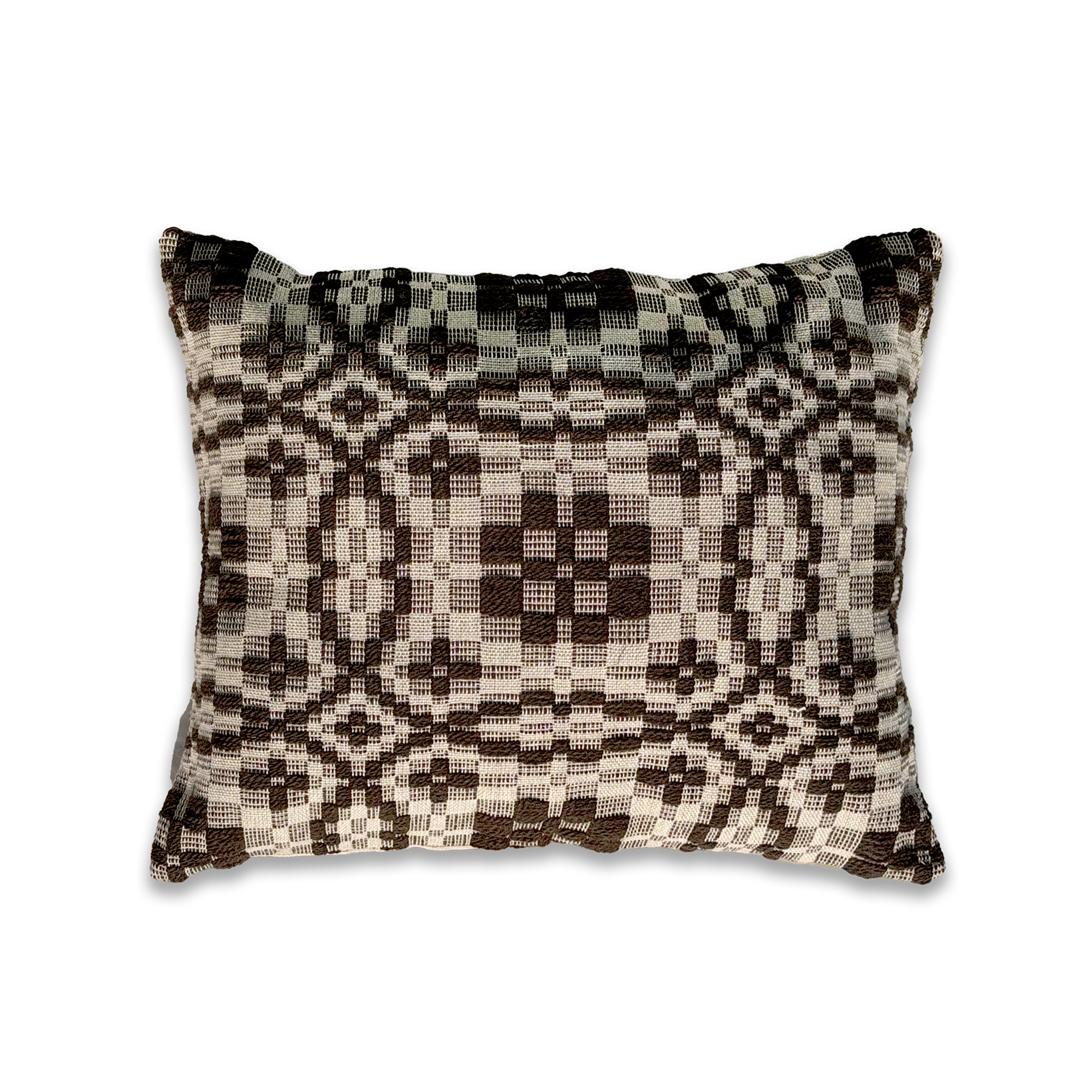 Overshot Pillow - Bark