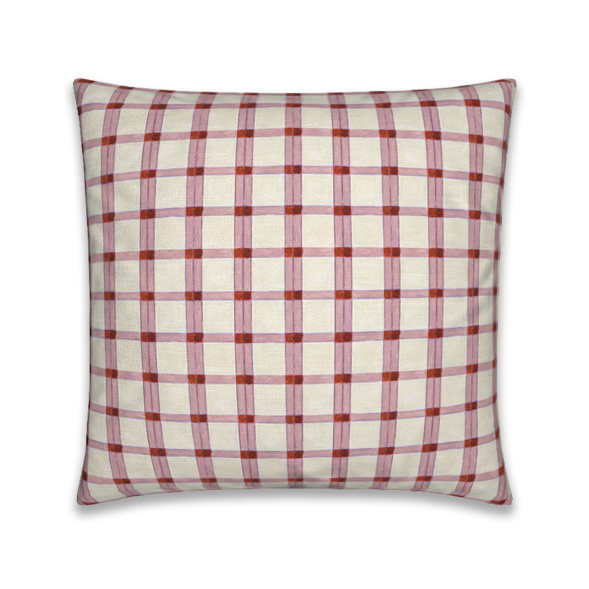 Grid Pillow in Thistle