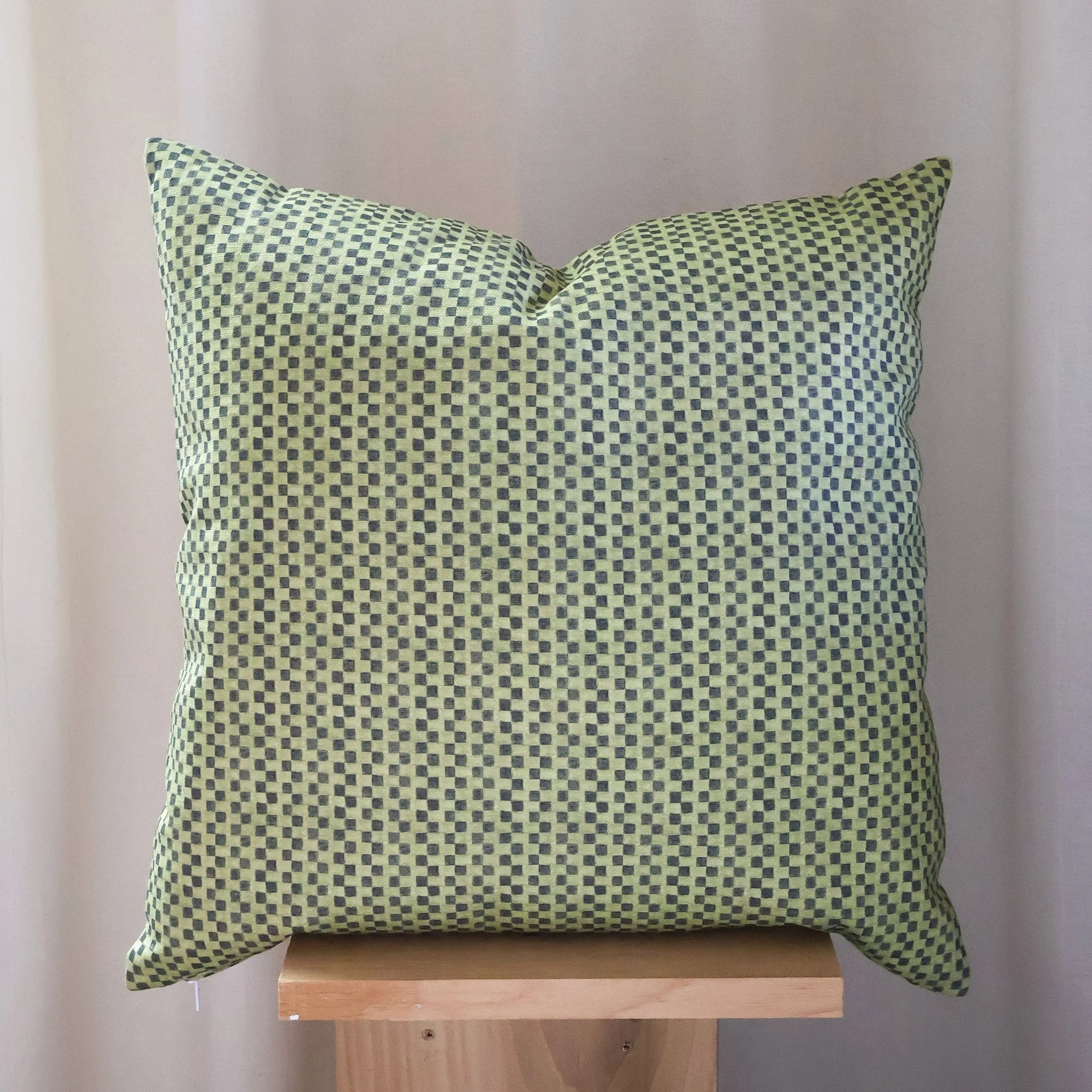 Zip Pillow in Moss