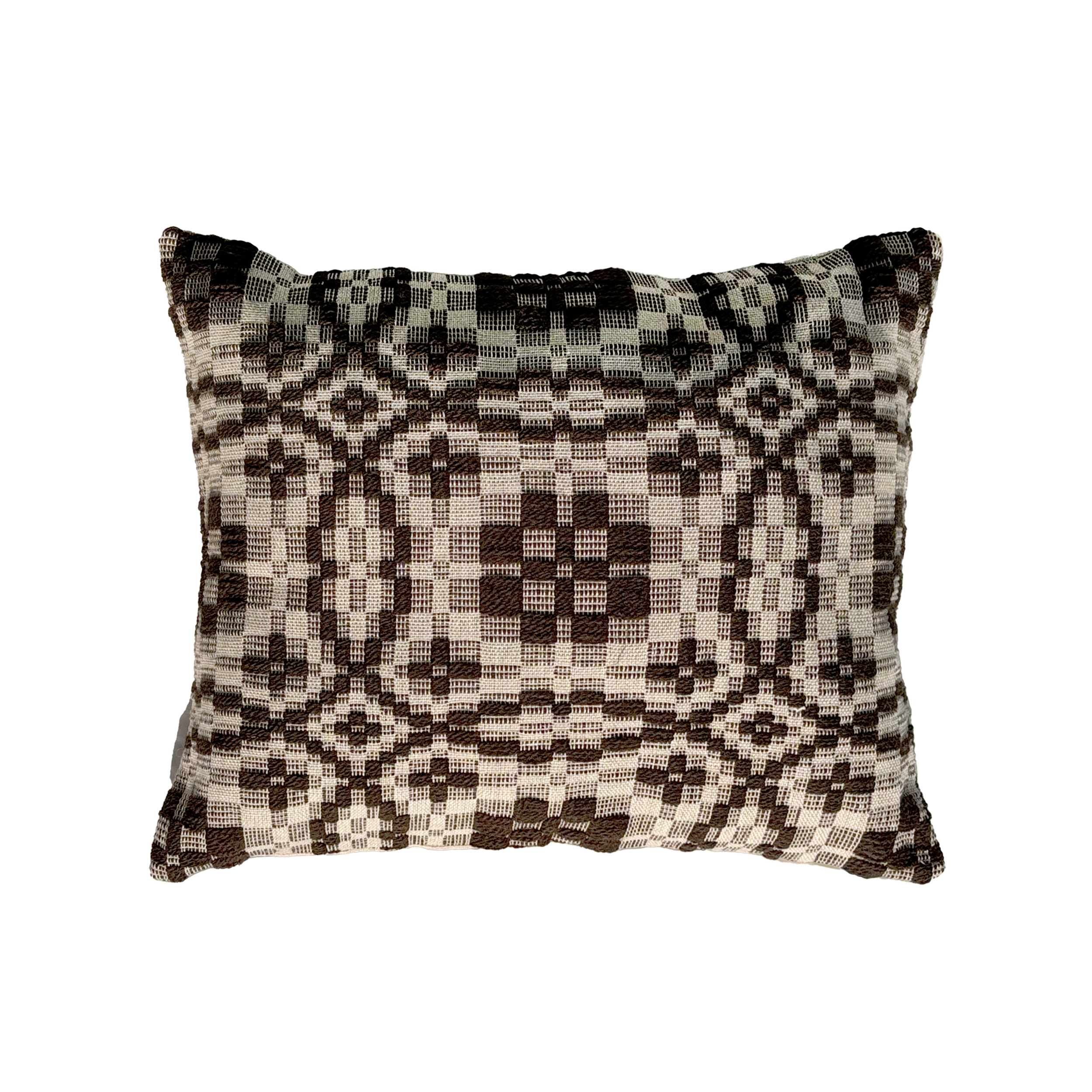 Overshot Pillow - Bark