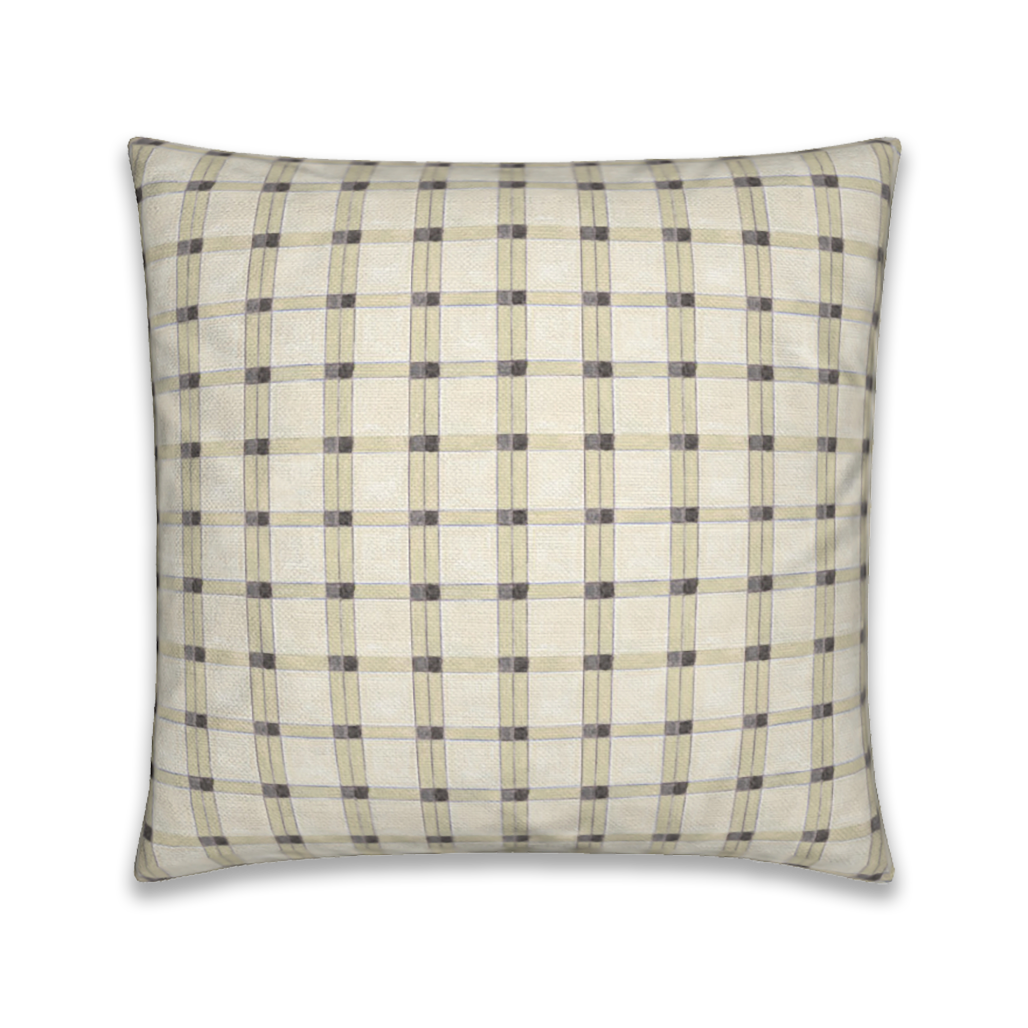 Grid Pillow in Pebble