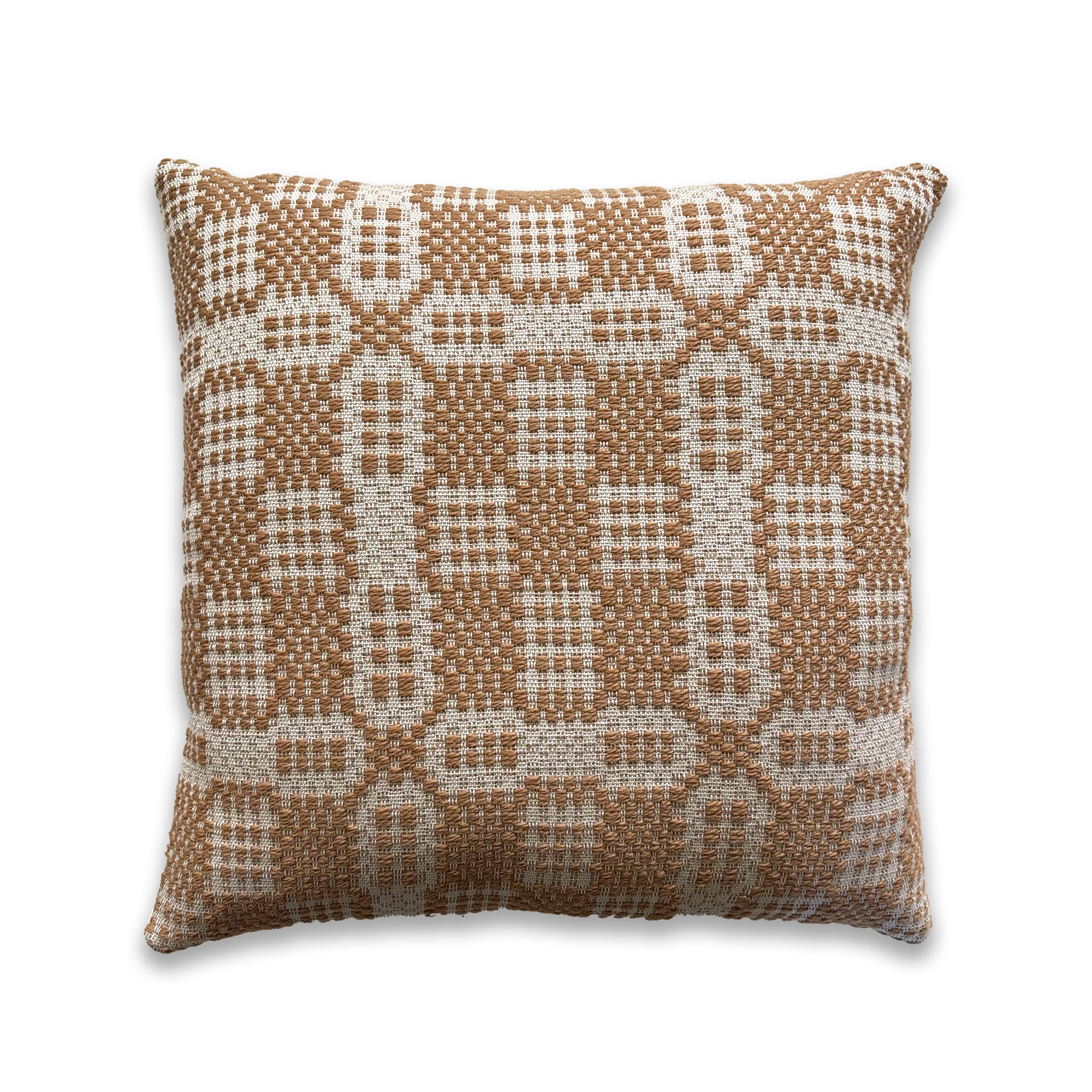 Overshot Pillow - Camel, with Clove & Creek