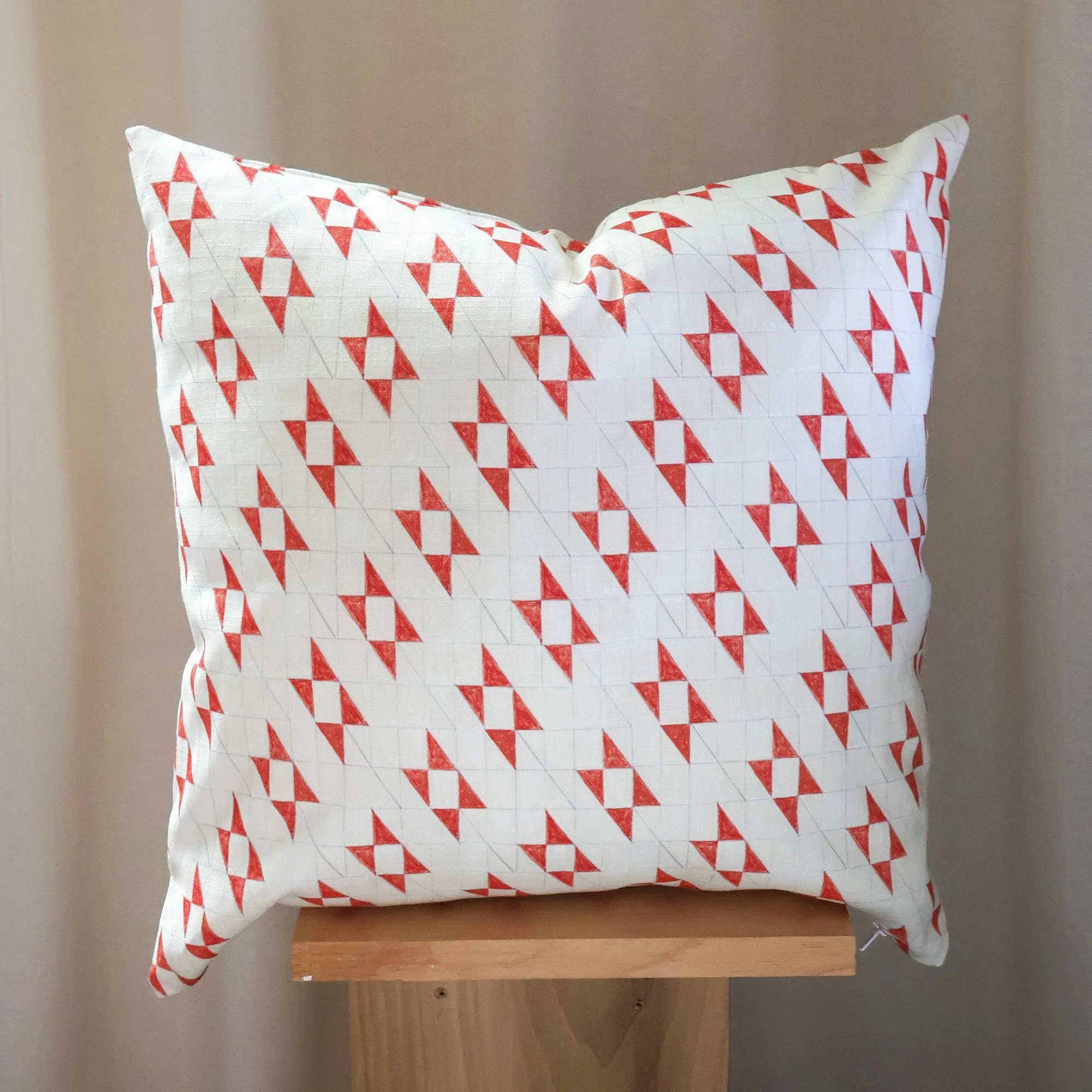 Flower Pillow in Barn