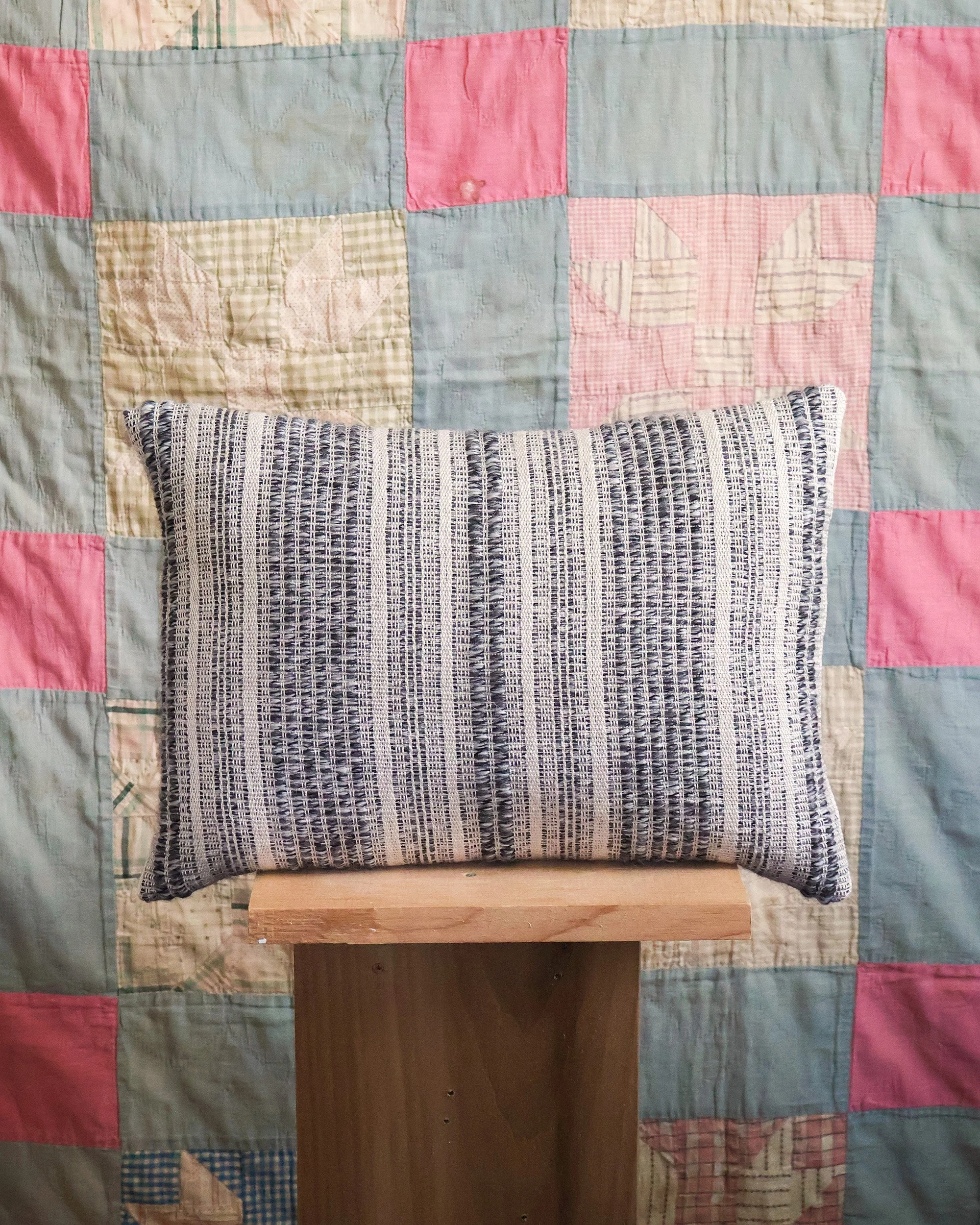 Overshot Pillow - Sea Lion (Stripe)