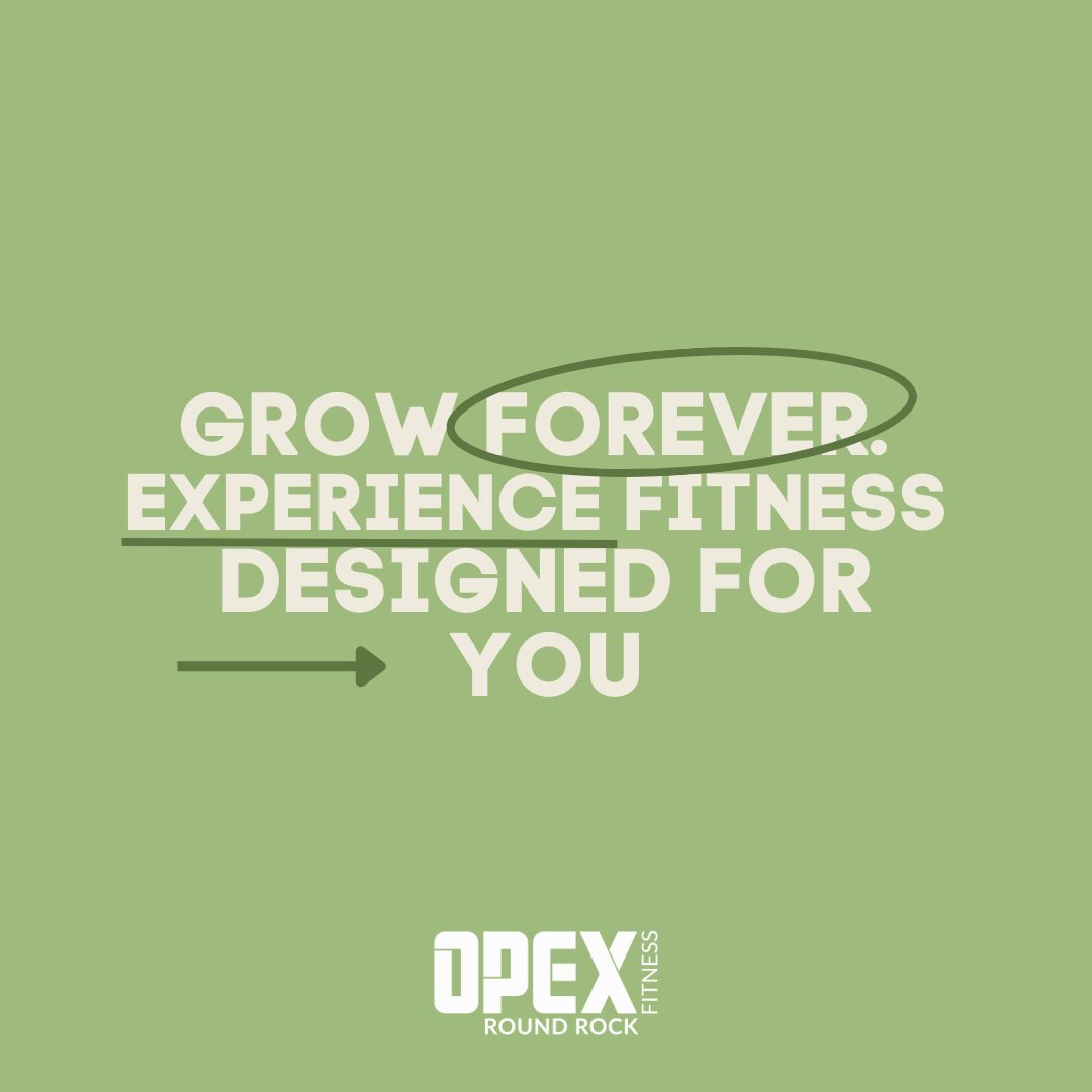 If you're not growing you're dying.⁠
⁠
Discover the difference of having a coach dedicated to your growth both in and out of the gym. ⁠
⁠
At OPEX Round Rock, we offer personalized exercise, nutrition coaching, and lifestyle design tailored uniquely f