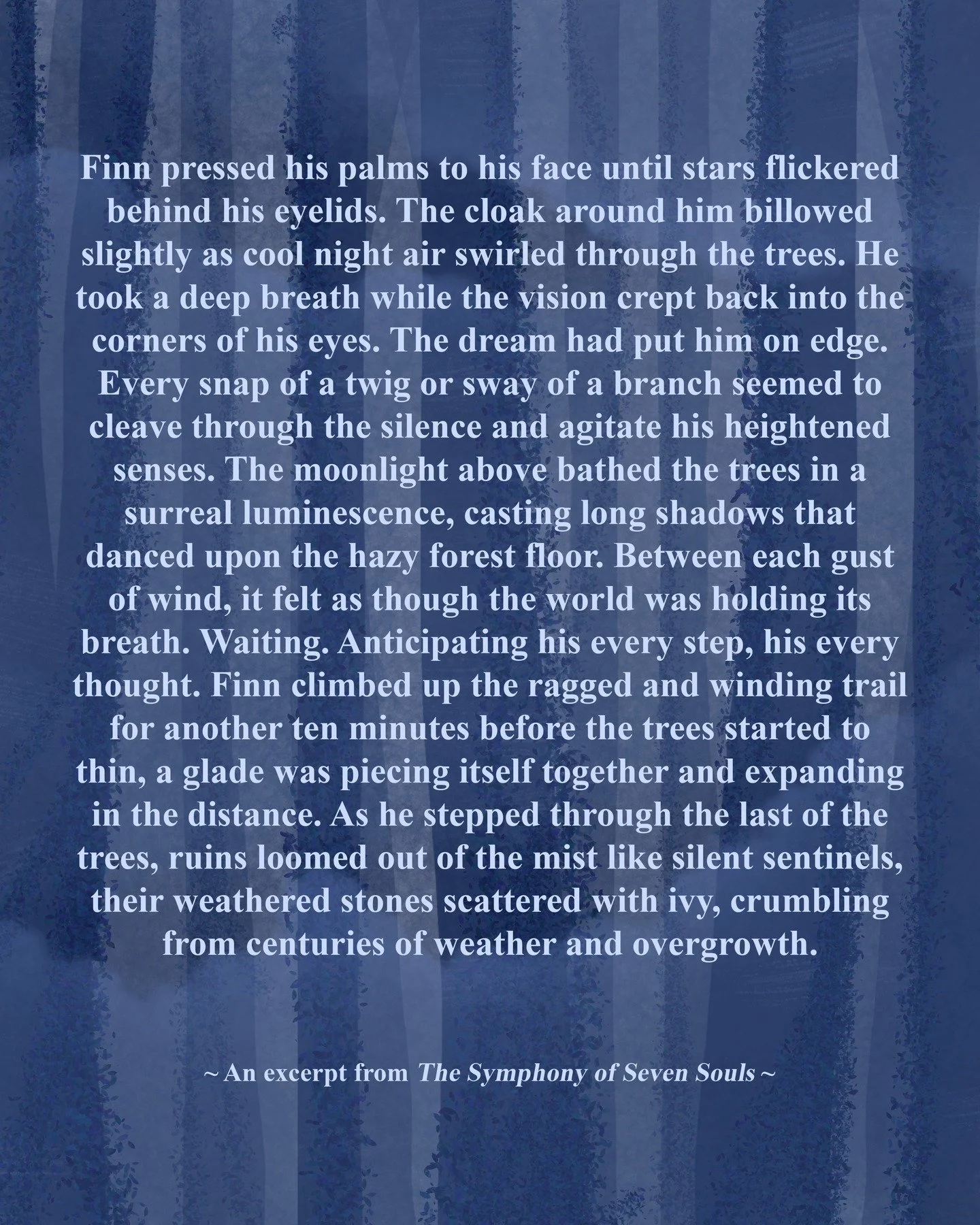 An excerpt from The Symphony of Seven Souls ✍🏻

#fictionfriday #fiction #creativewriting #fantasy #fantasybooks #writing #writersofinstagram #writerscommunity #authorssupportingauthors #storytelling