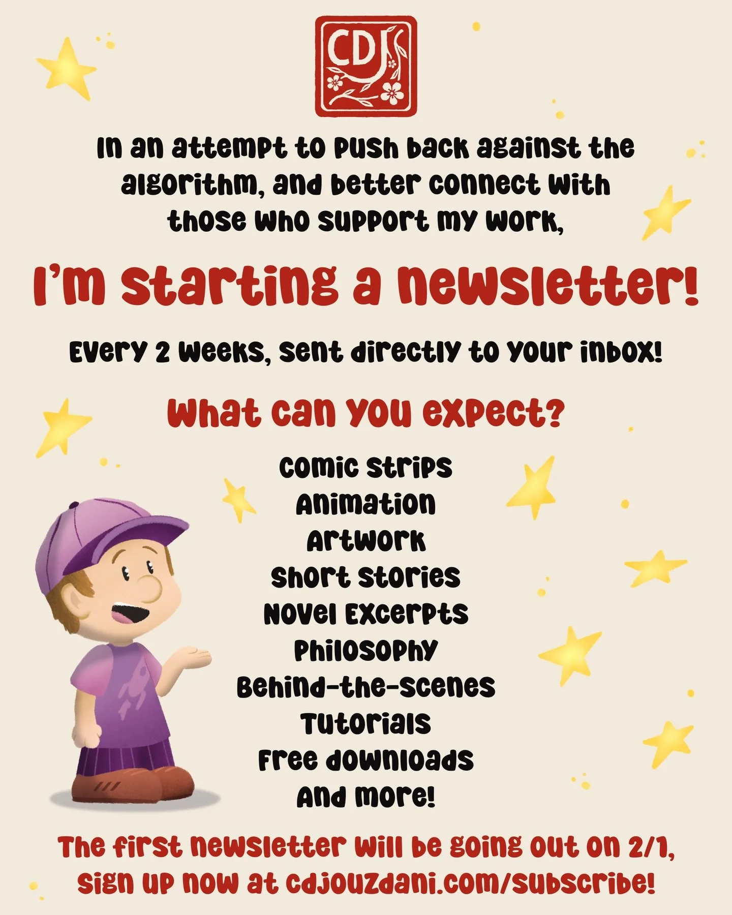 Artwork, writing, and deep dives delivered directly to your inbox?? I&rsquo;m starting a newsletter! ✨ One request I&rsquo;ve had from the community is to establish a direct way to connect with my work outside of social media!
&bull;
While I still pl