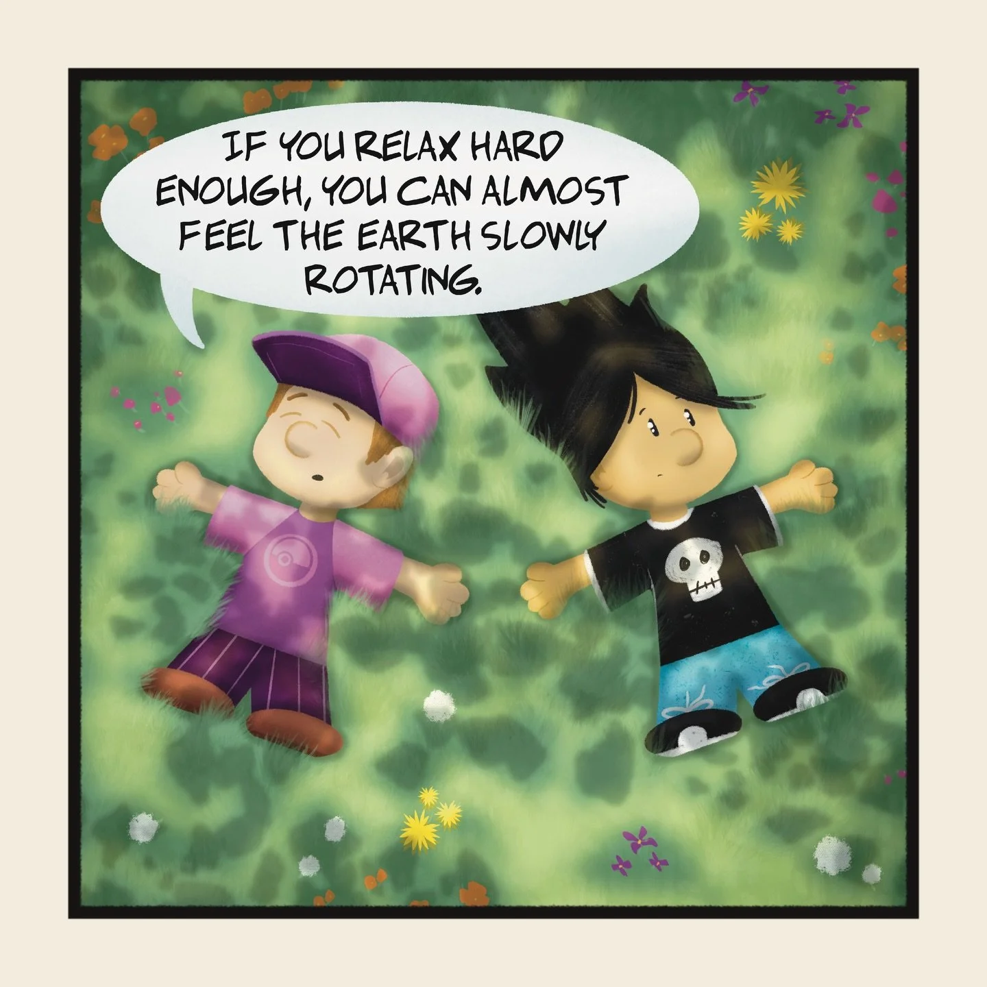 And just for a moment, the earth and I took a breath together 🌱 [Swipe to see full comic!]
&bull;
&bull;
Check out more &ldquo;What a Wonderful World!&rdquo; on my website cdjouzdani.com! (link in bio)
&bull;
&bull;
#whatawonderfulworld #comics #ill