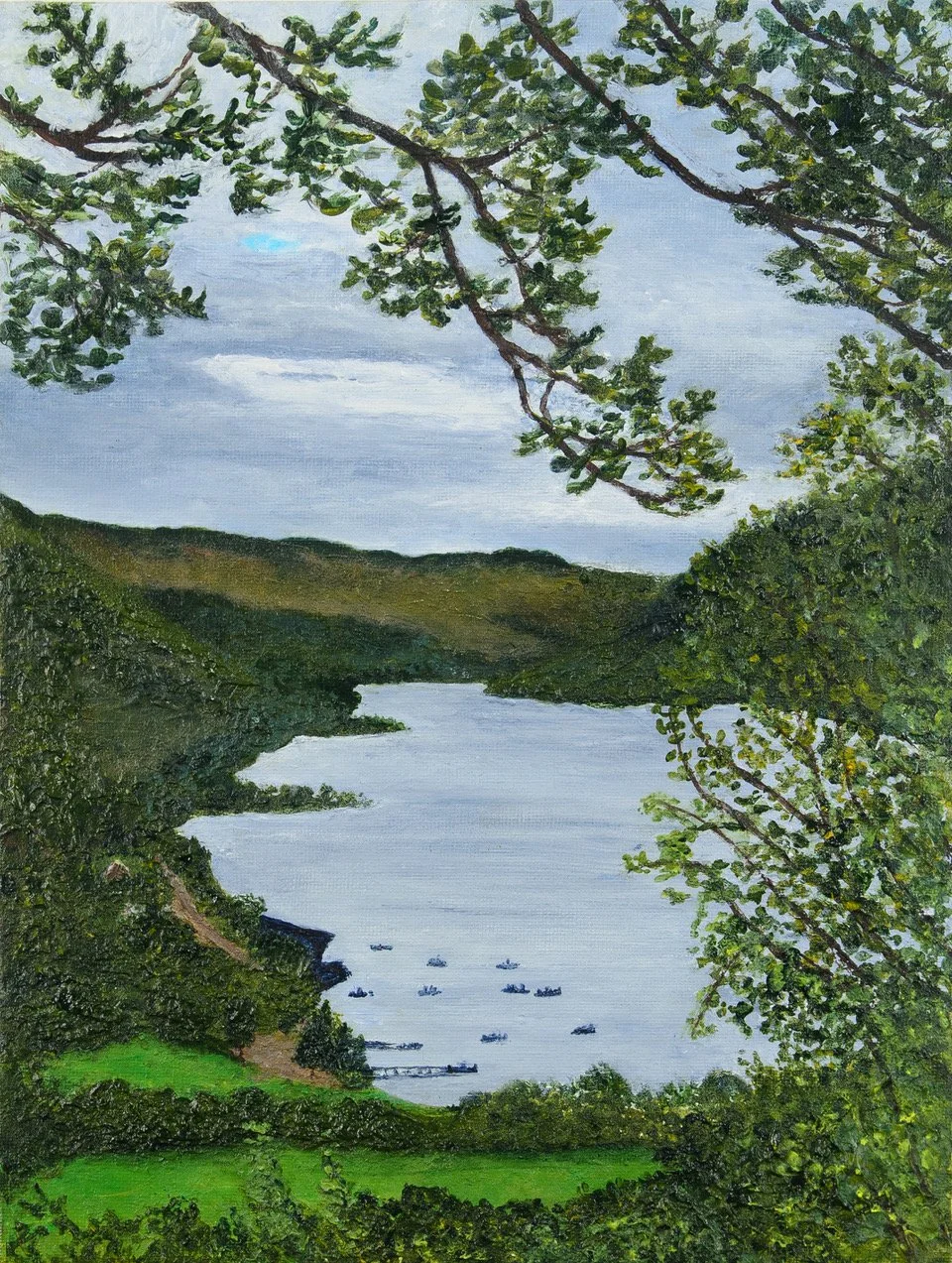 Light across the valley