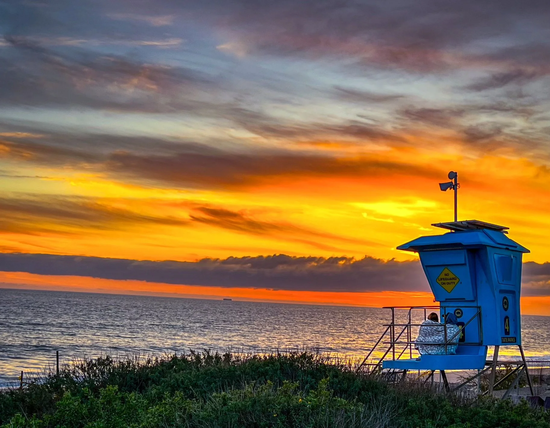 Malibu Beach Sunset Couple On Beach California 