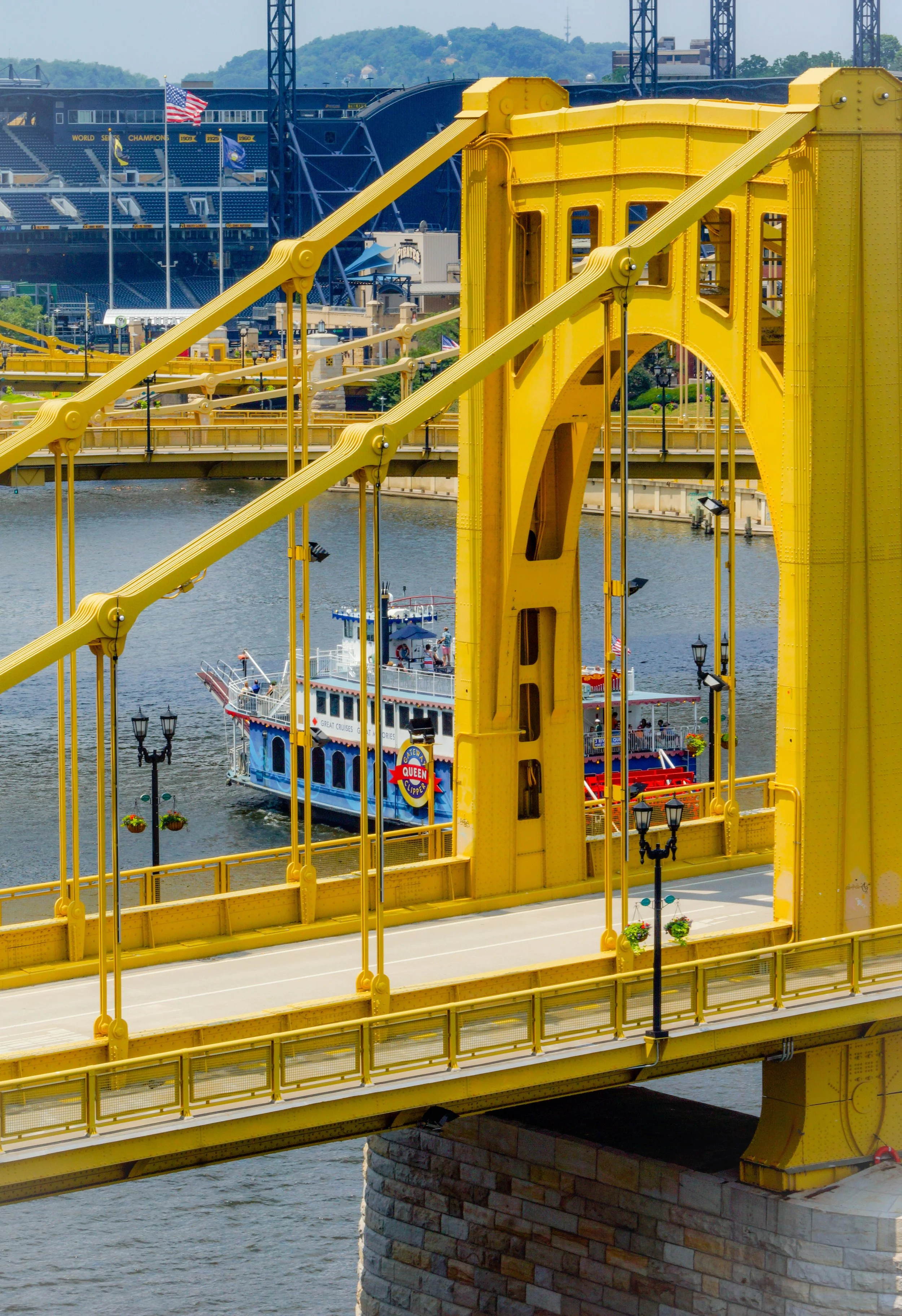Gateway Clipper Boat on Allegheny River PNC Park