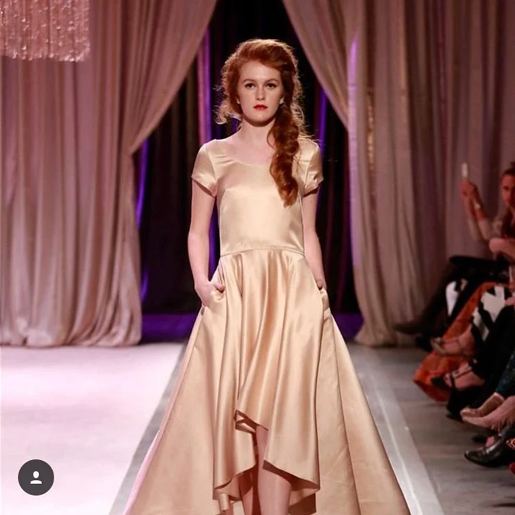Ms. Black in Pink 💕#giverny #runway #chsweddingweek #charlestonfashionweek