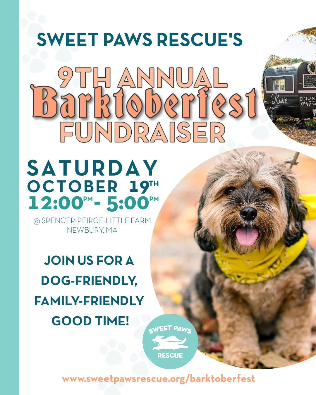 It is going to be a BEAUTIFUL day for the 9th Annual Barktoberfest this Saturday October 19th at Spencer Pierce Little Farm. 🌤 🥳 

Bowchies will be there selling some fun and functional collars and leashes!🐕🤩
We hope to see you there!

##bowchies