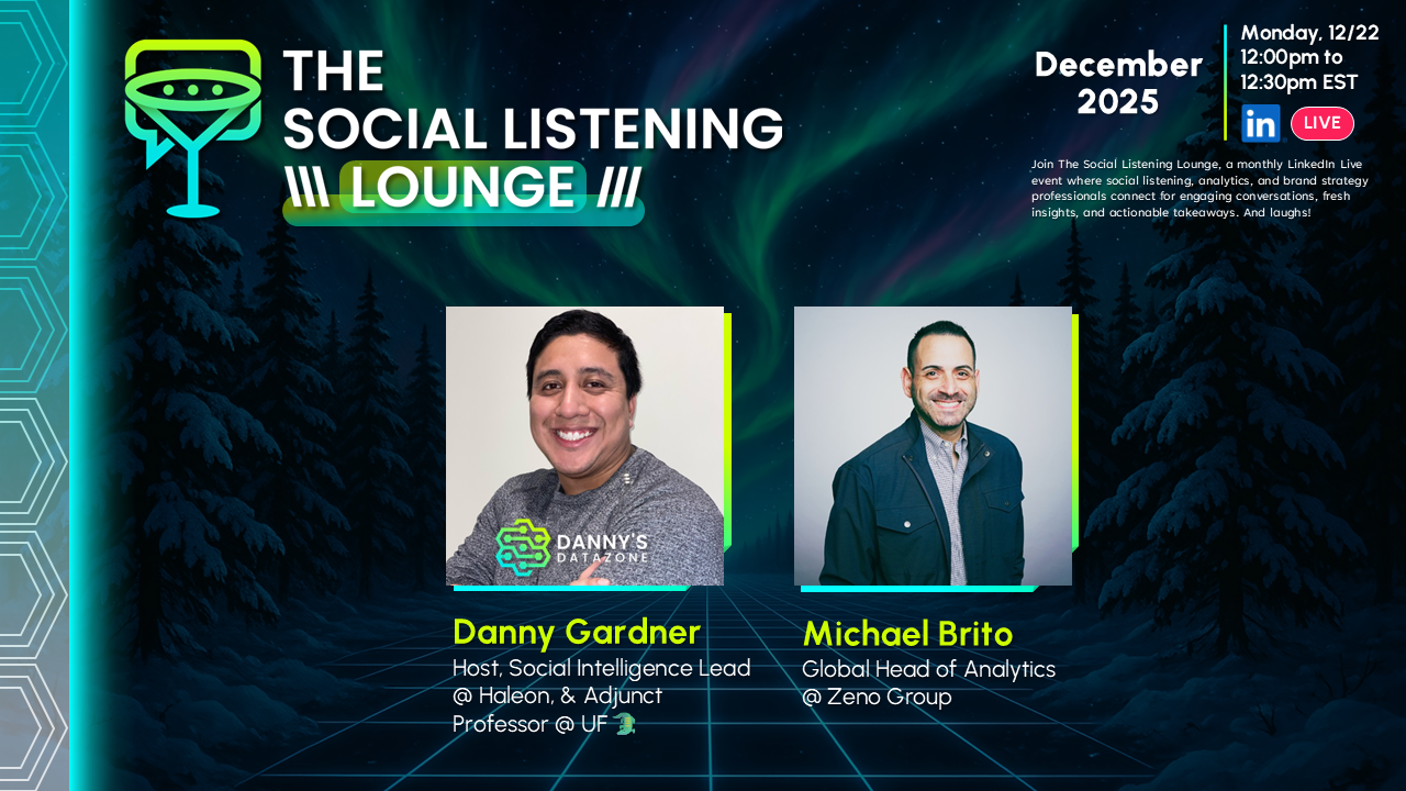 The Social Listening Lounge | featuring Michael Brito, Zeno Group