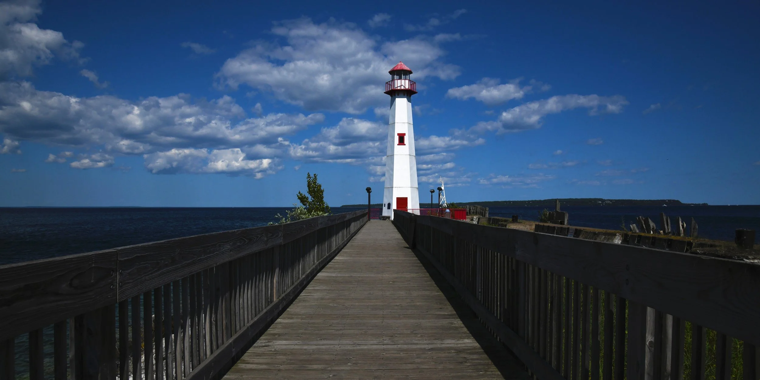 Clouds above the Keeper (Wawatam Lighthouse-St Ignace, MI)