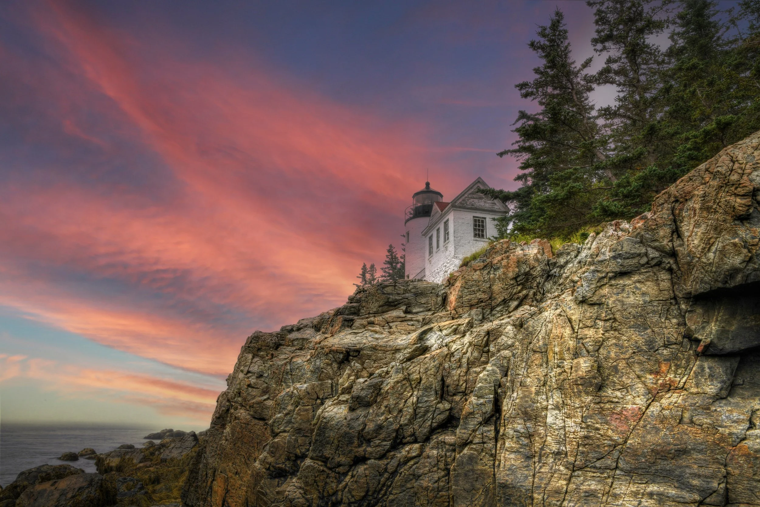 The Lighthouse Above (Maine)