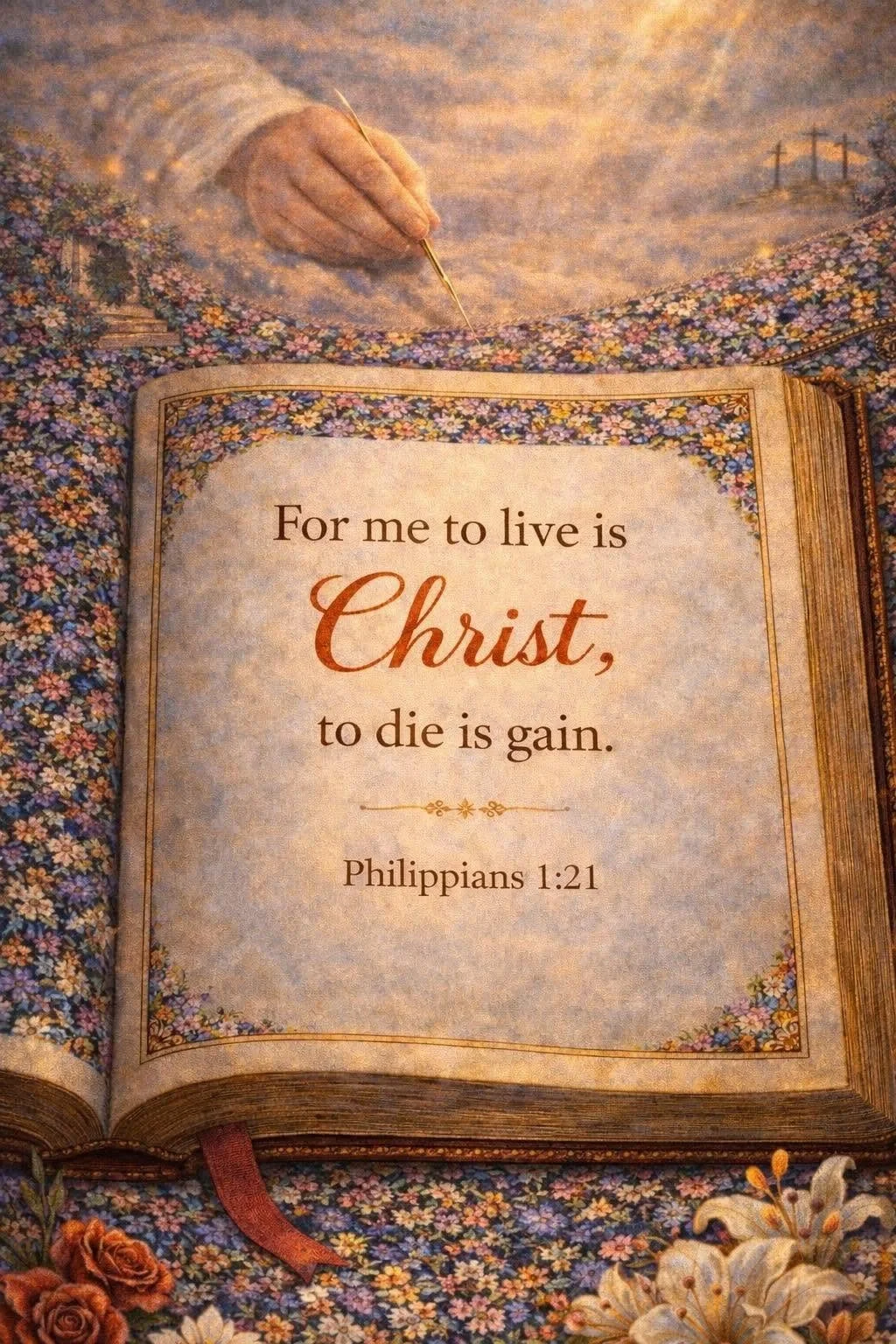 To live is Christ.