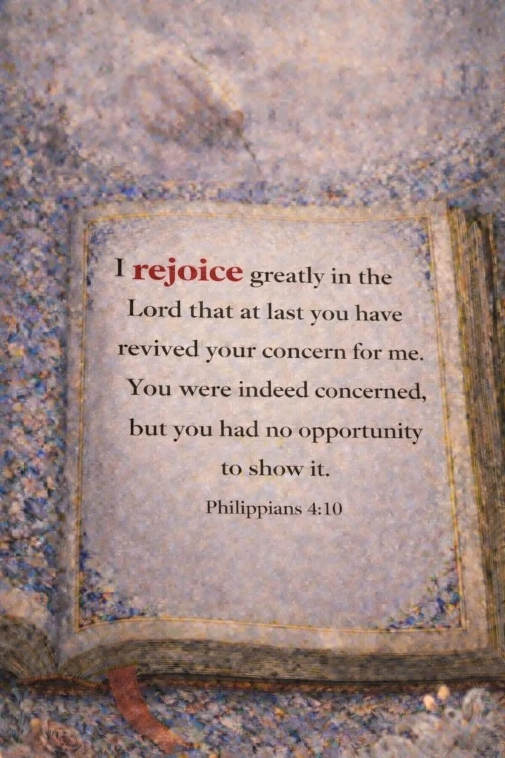 Joy in God’s Timing
