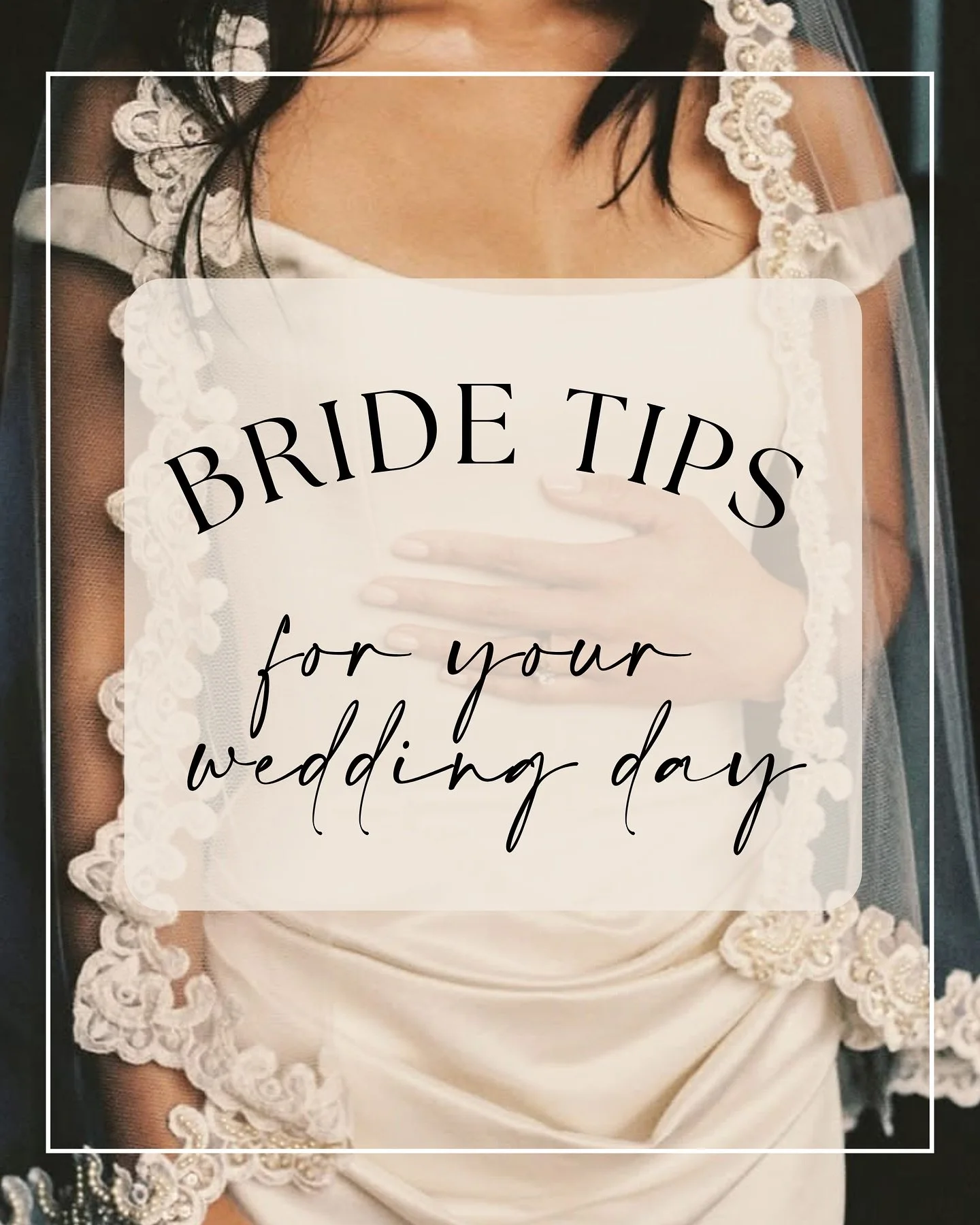 Brides, this one&rsquo;s for you!

Here are my favourite tips and tricks to make sure you feel calm, confident, and absolutely glowing on your special day ✨ Save this post for later&mdash;future you will be so glad you did 💋