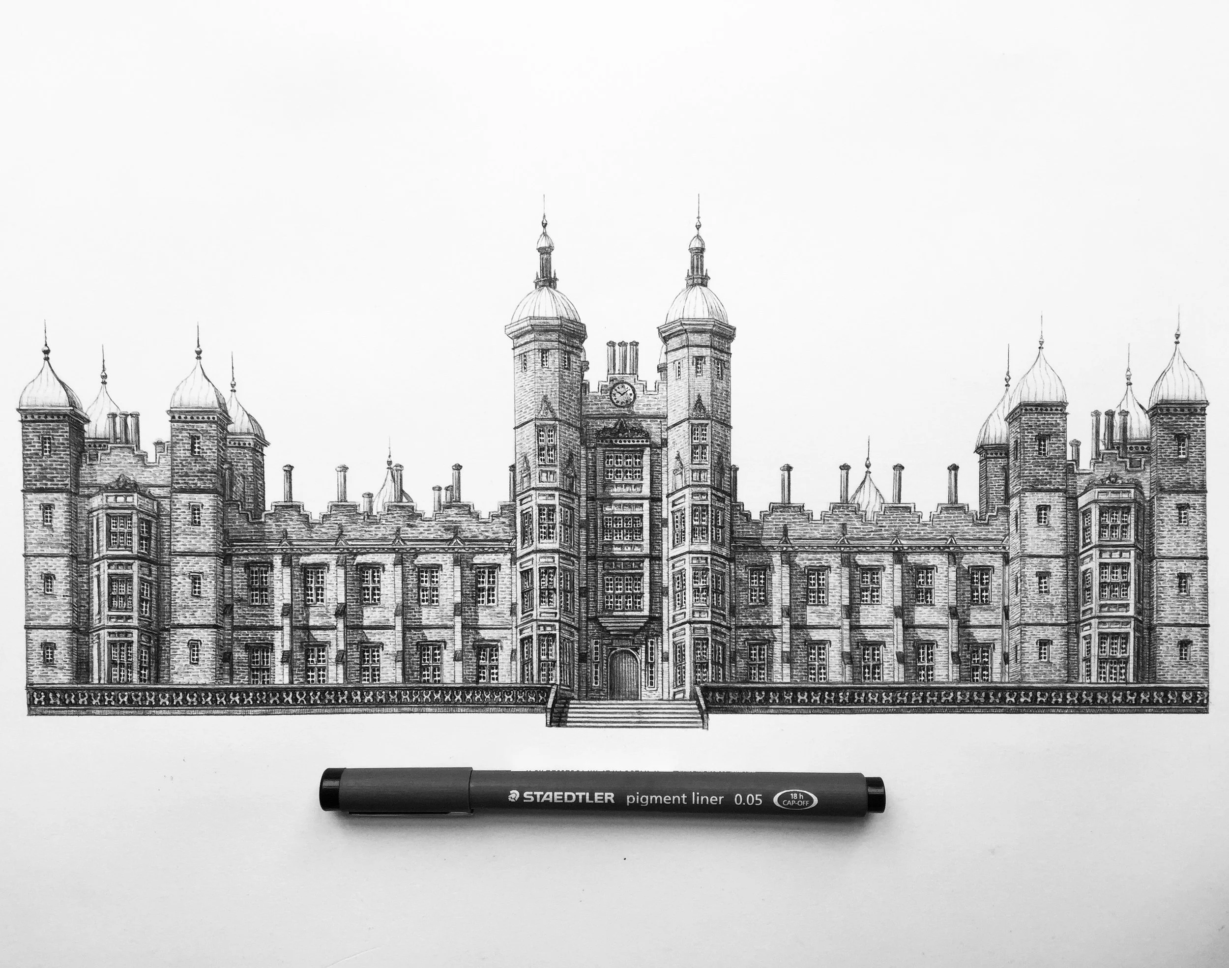 Donaldson's School, Edinburgh Print — Jennifer Court Artist & Illustrator