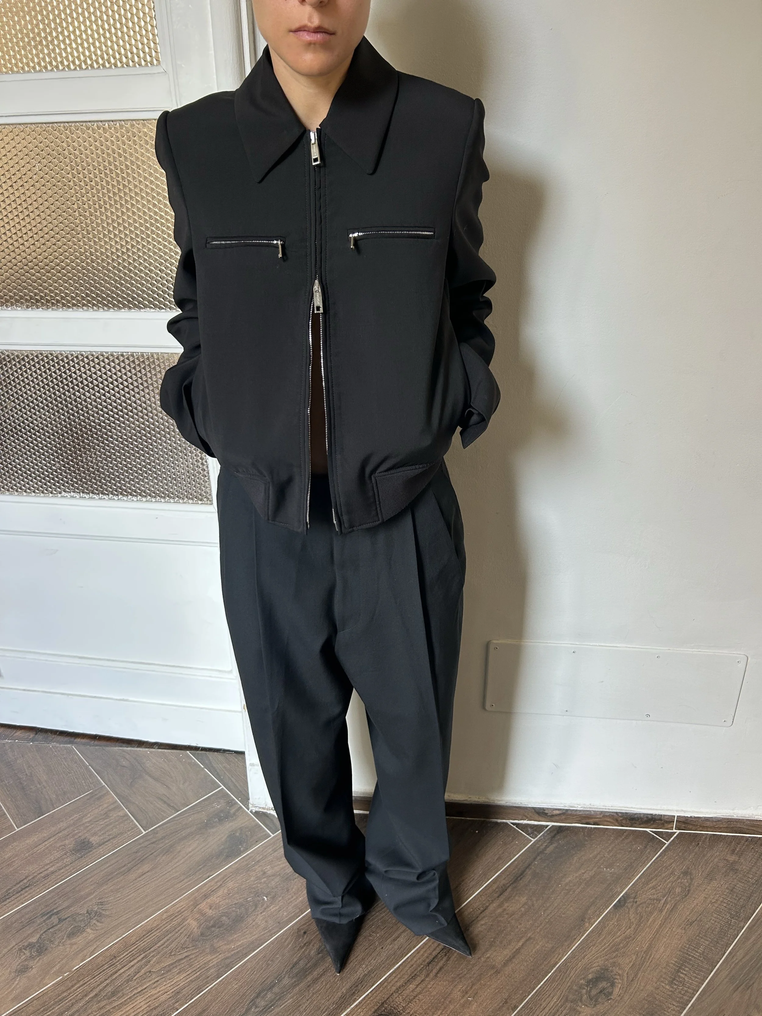 SPORTMAX WOOL BOMBER