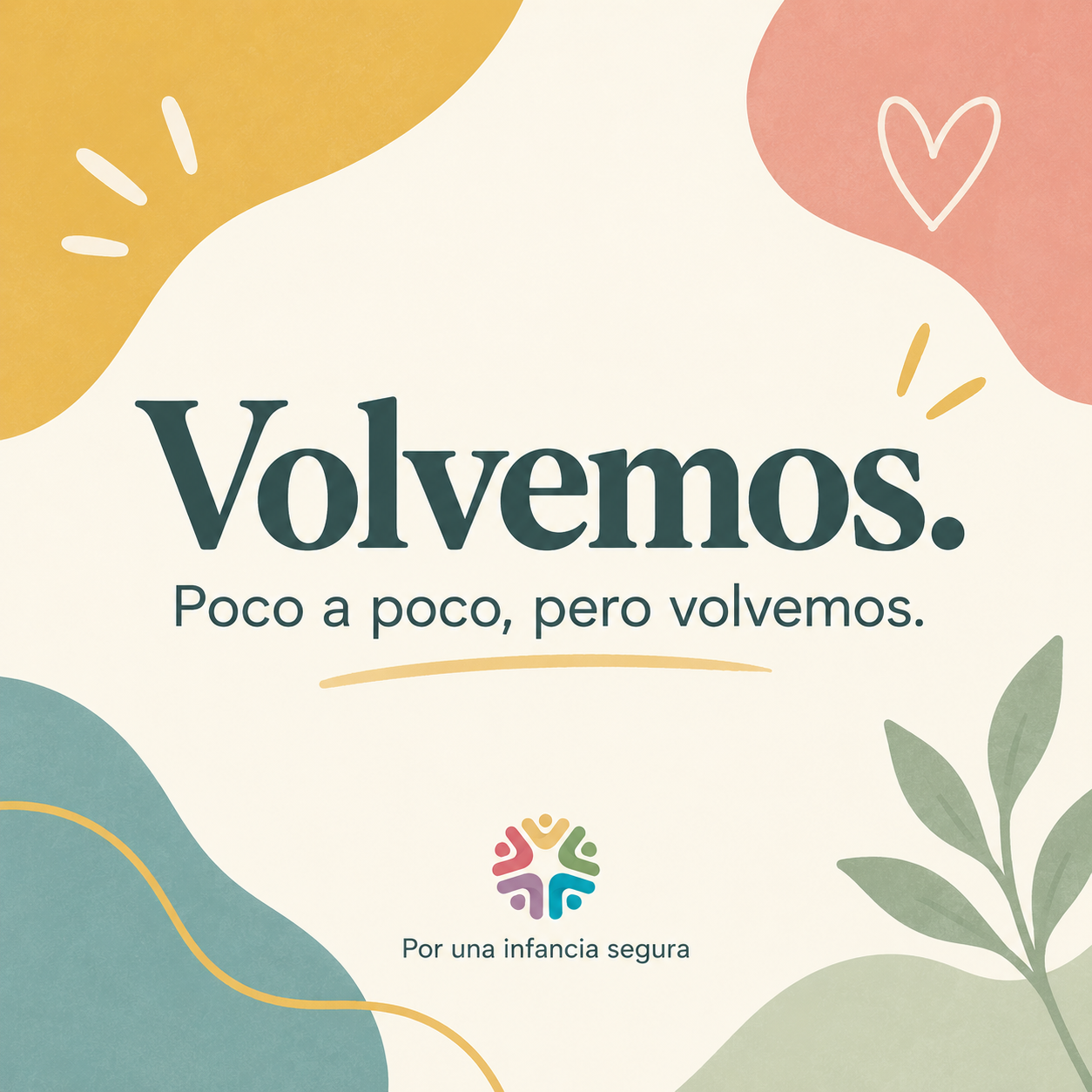 Volvemos. Poco a poco, pero volvemos.
