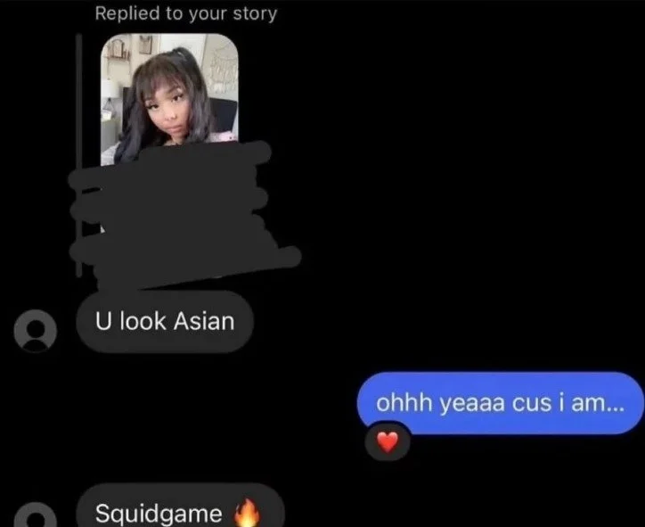 bro ask her if she knows literally any asian person you've ever met