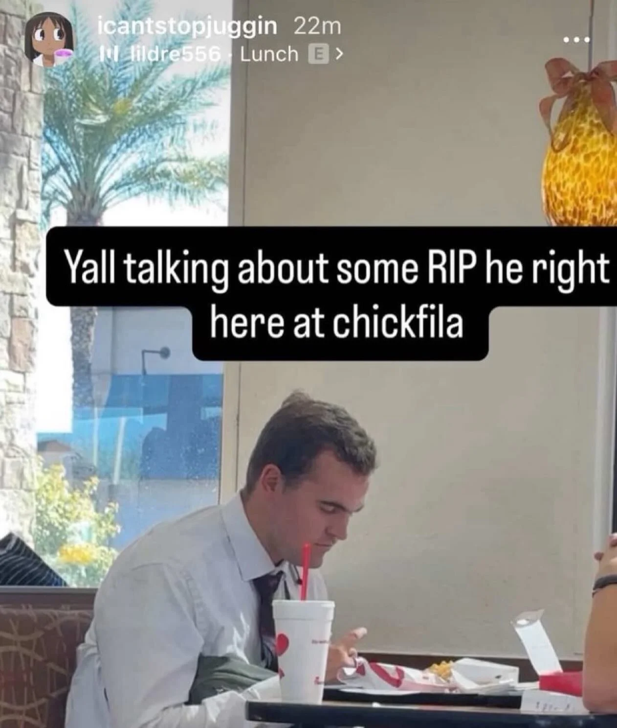 He has transcended time traveling. Back to warn us, but why?