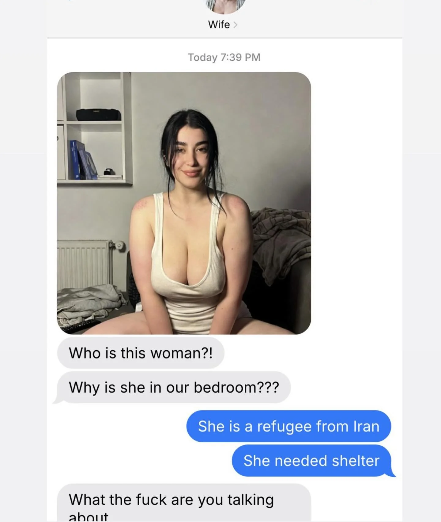 Biden said we had to take one.