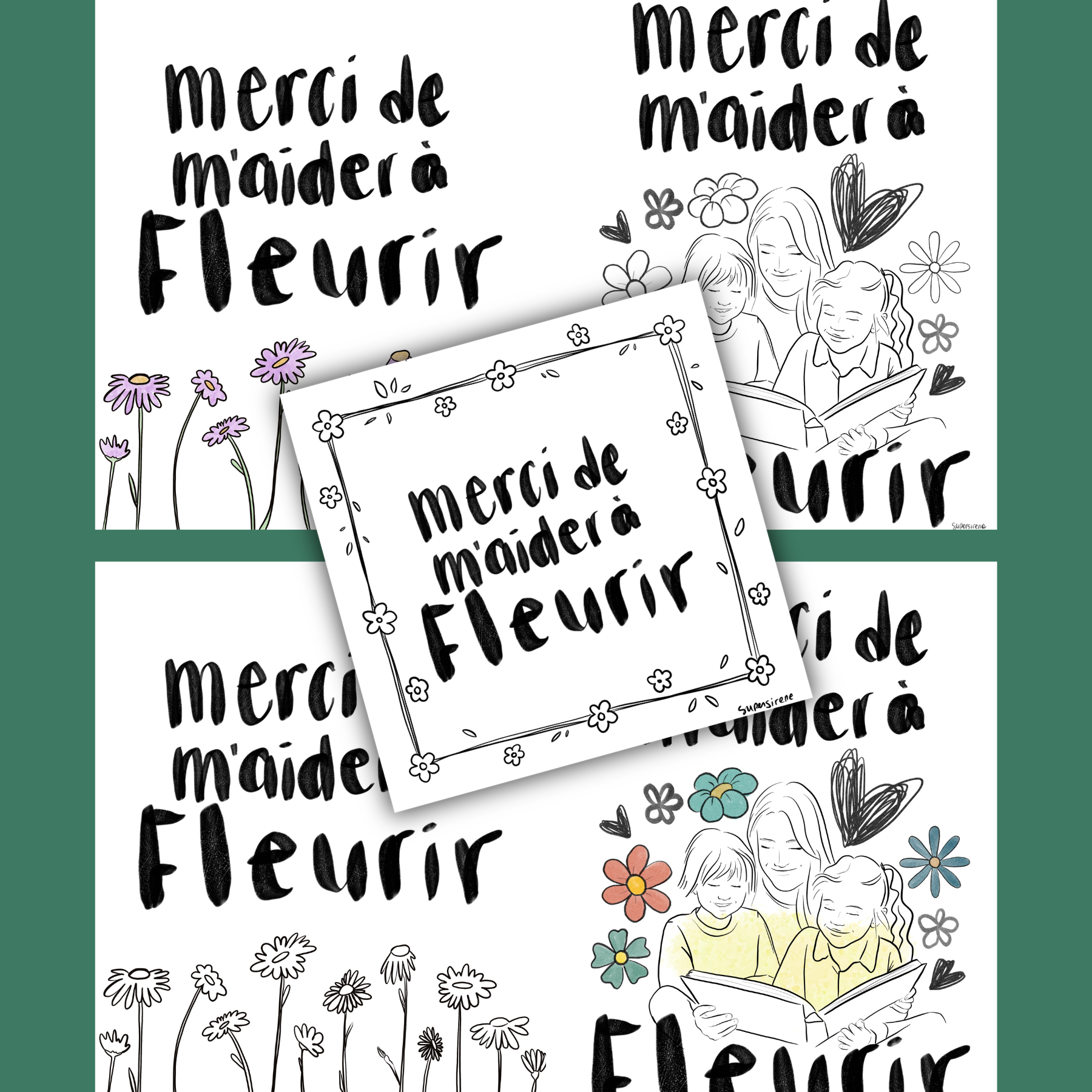 Affiche éducatrice/professeurs