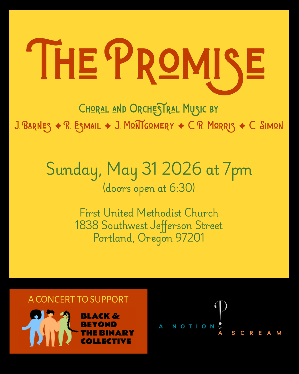 The Promise event poster