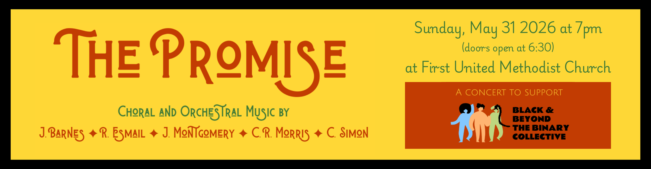 The Promise event banner