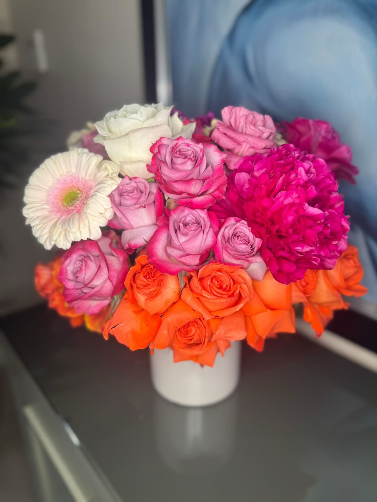 "Iris" arrangement
