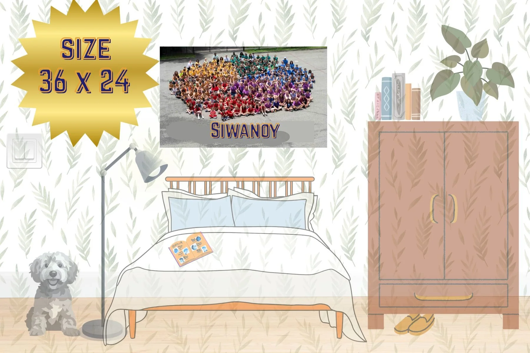Large Siwanoy Poster in Bedroom (2).jpg
