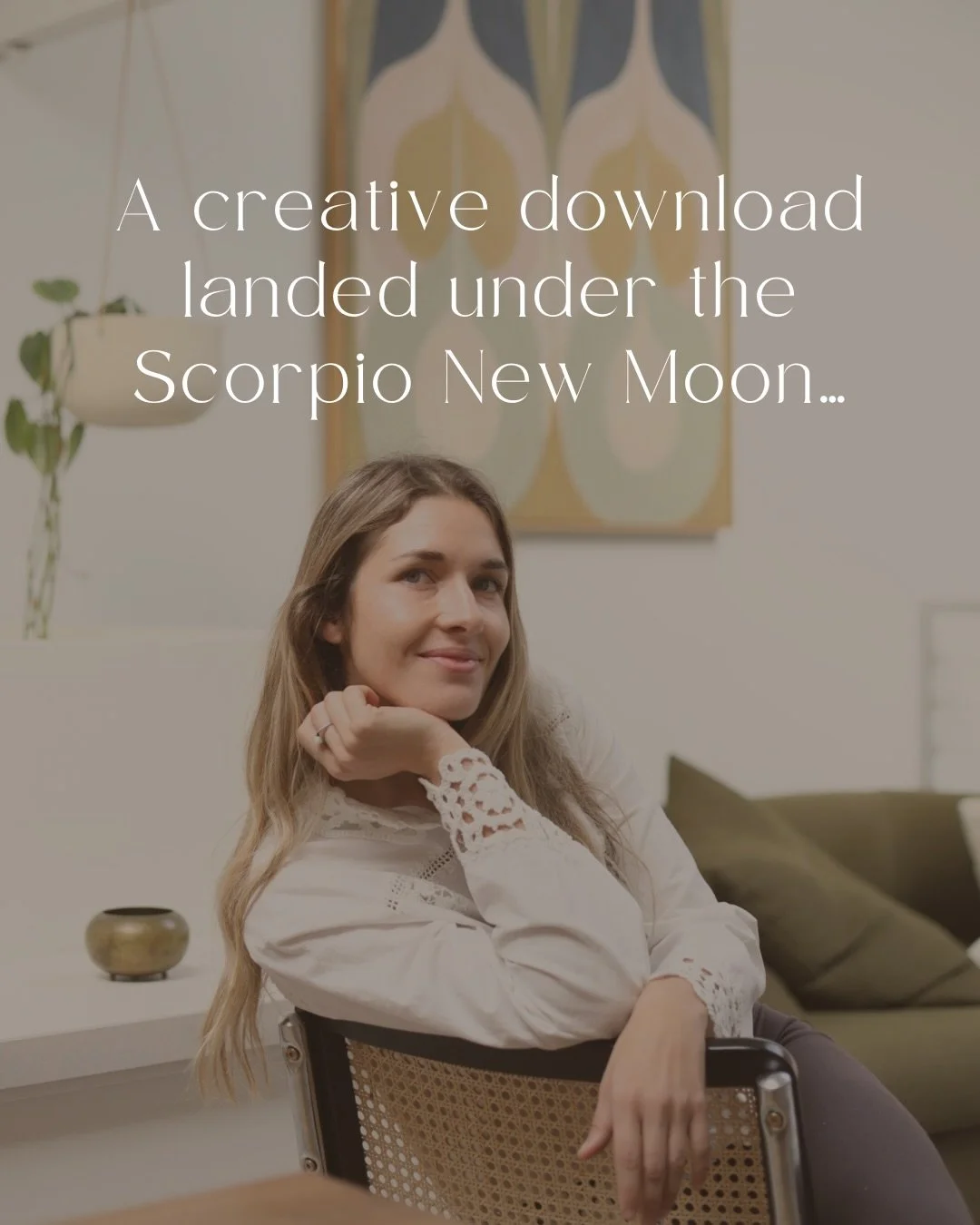 Something shifted under the Scorpio New Moon&hellip;
and I&rsquo;ve been receiving the clearest downloads for what&rsquo;s next inside Curate U.

For months, I&rsquo;ve felt so many of you calling for a space where spirituality + creativity + feminin