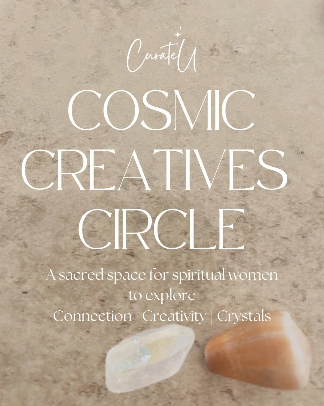 Hey lovely, 

Imagine having a Tuesday night ritual where you actually get to pause, breathe, and make time to connect with your spiritual side. 

The Cosmic Creatives Circle is for spiritual gals (or the curious ones just starting out) who want to c