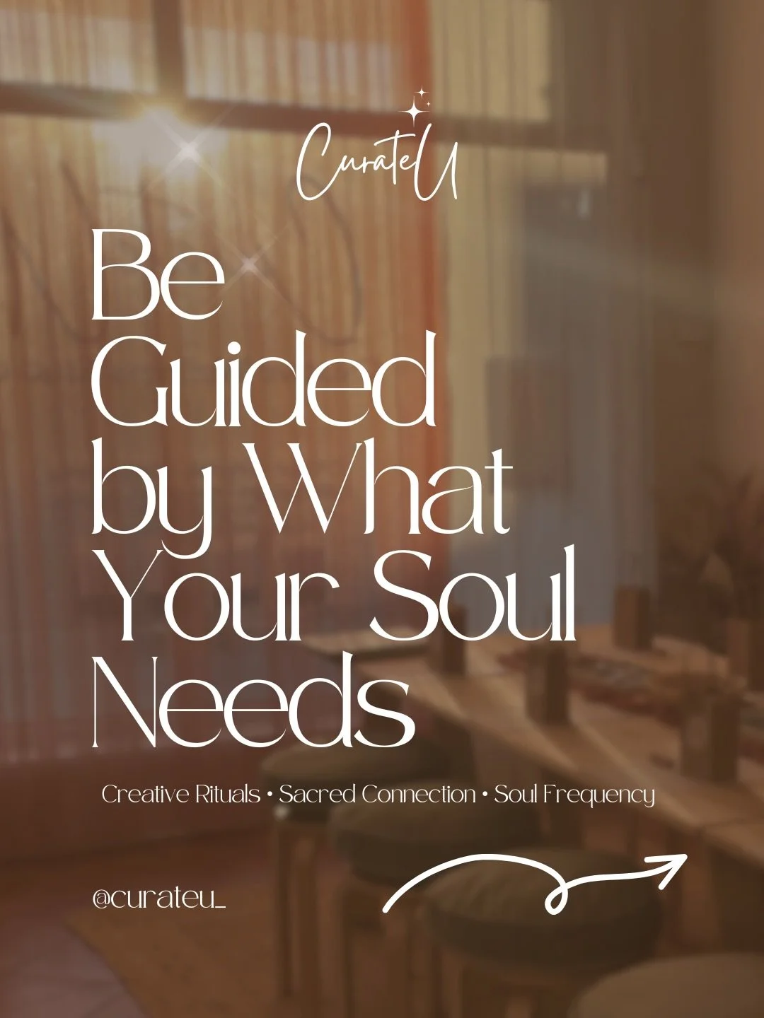 Curate U is entering a new rhythm for 2026.

A slower, more intentional way of gathering.
A place where creativity meets frequency, and intention meets embodiment.

Each offering is an invitation&hellip; not to become something new, but to remember w