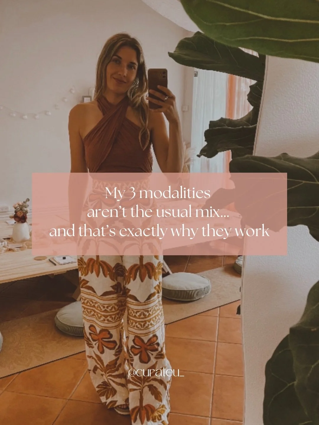 My 3 modalities aren&rsquo;t the usual mix&hellip; and that&rsquo;s exactly why they work.

Mind (Art Therapy) - visually express and integrate your true self as a mirror reflection of your subconscious mind.
Body (Chakra Healing) - clear blocks, fee