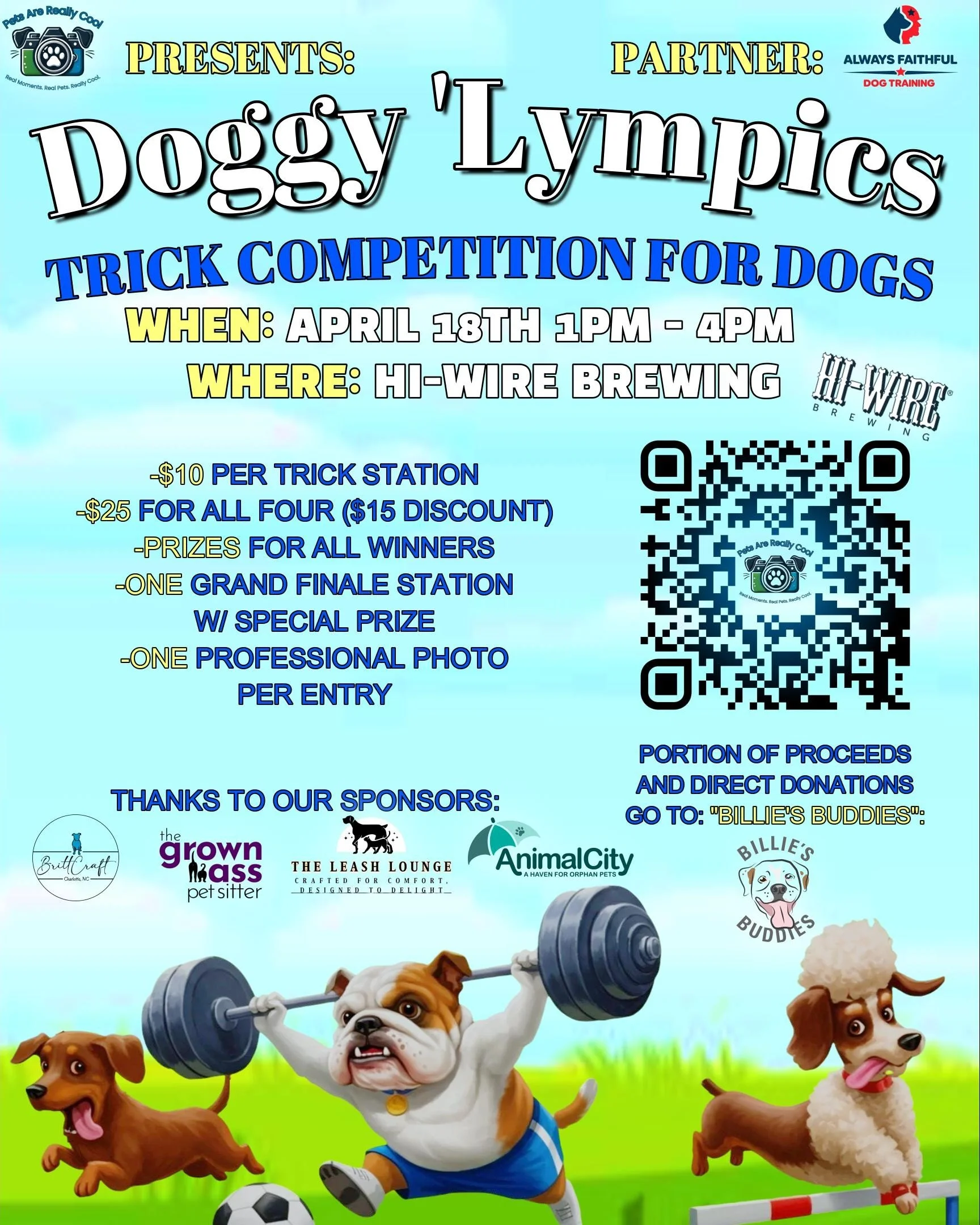 The Weather Thought It Could Stop Us… But Doggy ’Lympics Is Back On for April 18th