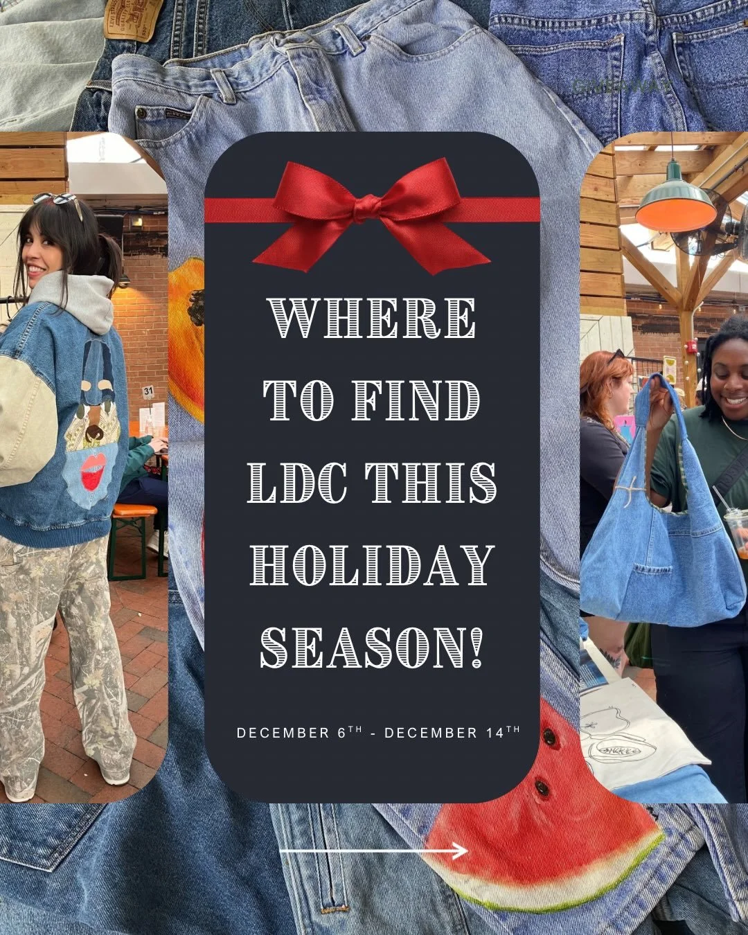 After a break from in person markets, WE&rsquo;RE FINALLY DEFROSTING FOR THE HOLIDAY SEASON🎄❄️🎁

Super excited to be back outside sharing my hand-made, sustainable one-of-one pieces with you all! While I&rsquo;ll always encourage shopping small and