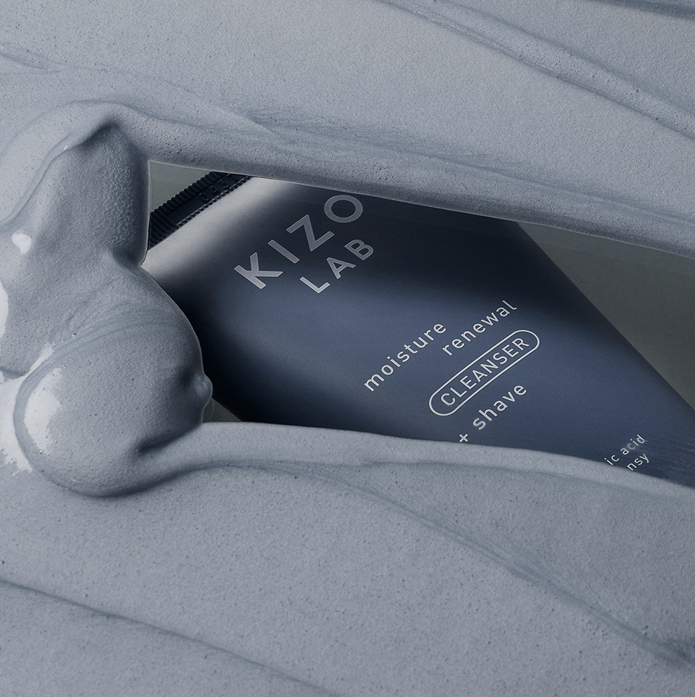 Kizo Moisture Renewal Cleanser + Shave