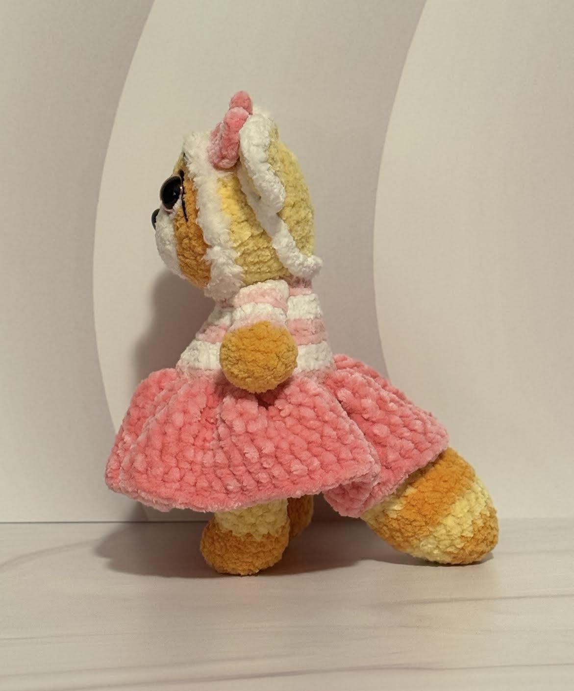 Yellow Raccoon in Pink Clothes 2.jpeg