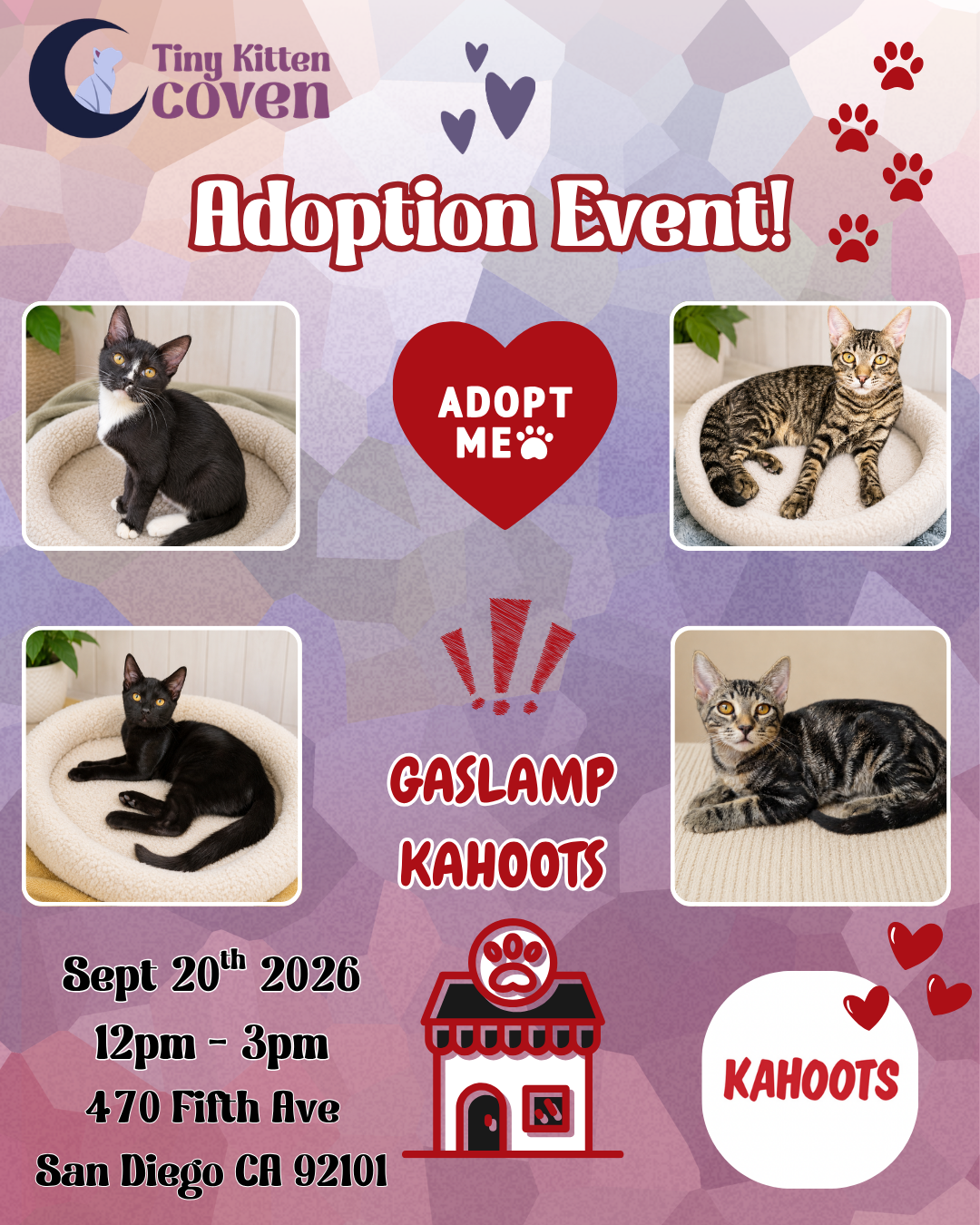 Gaslamp Kahoots Adoption Event