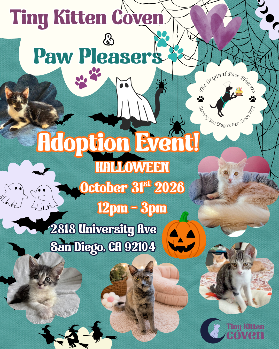 Paw Pleasers - HALLOWEEN Adoption Event