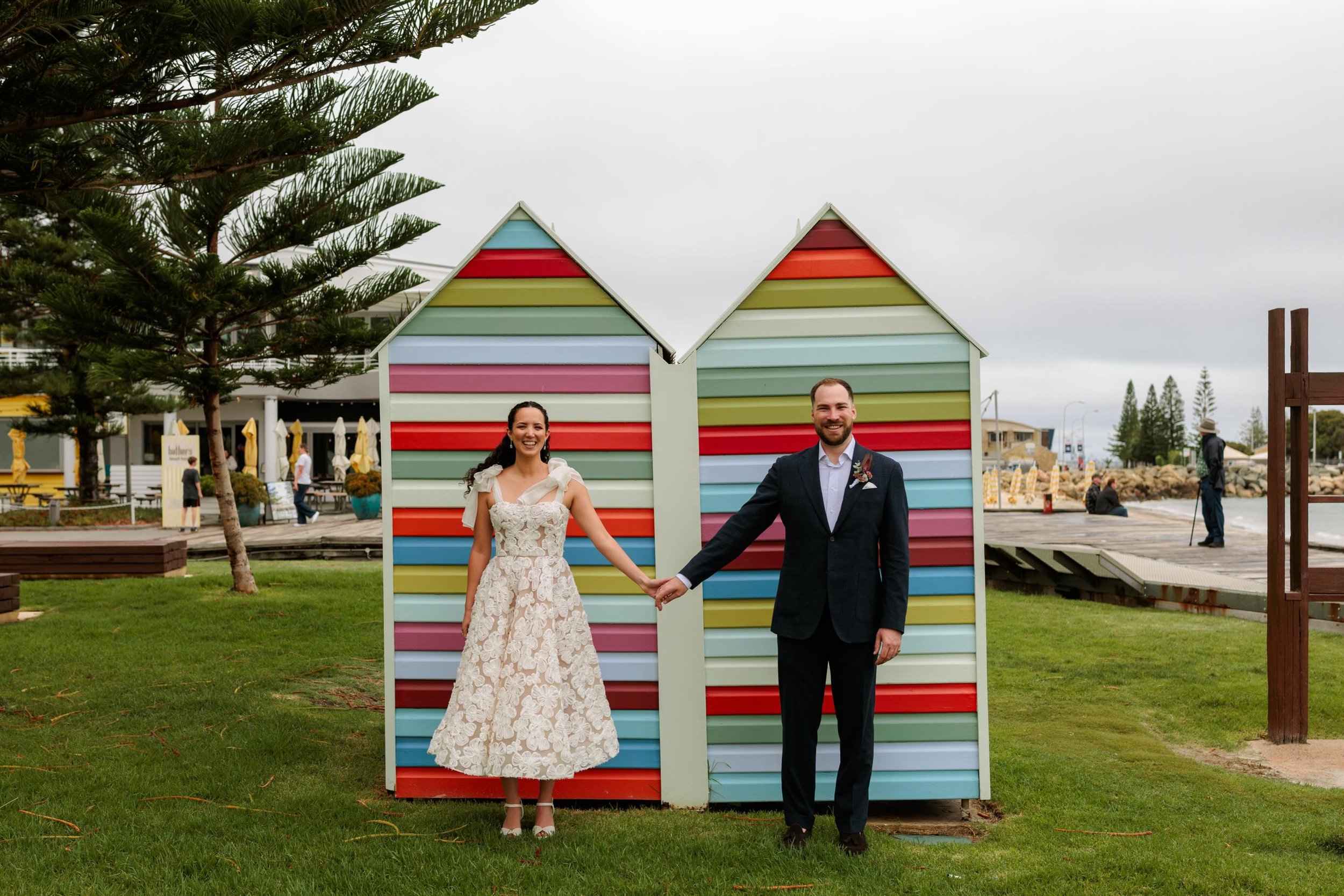 Adam and Fer 🤍 

This is the type of love I wish on EVERYONE 🤍 Electric, fun and beautifully aligned. And it showed in the people celebrating their love too 🫶🏼

They wanted their ceremony to feel like a party, so we included ninja vows, exchangin