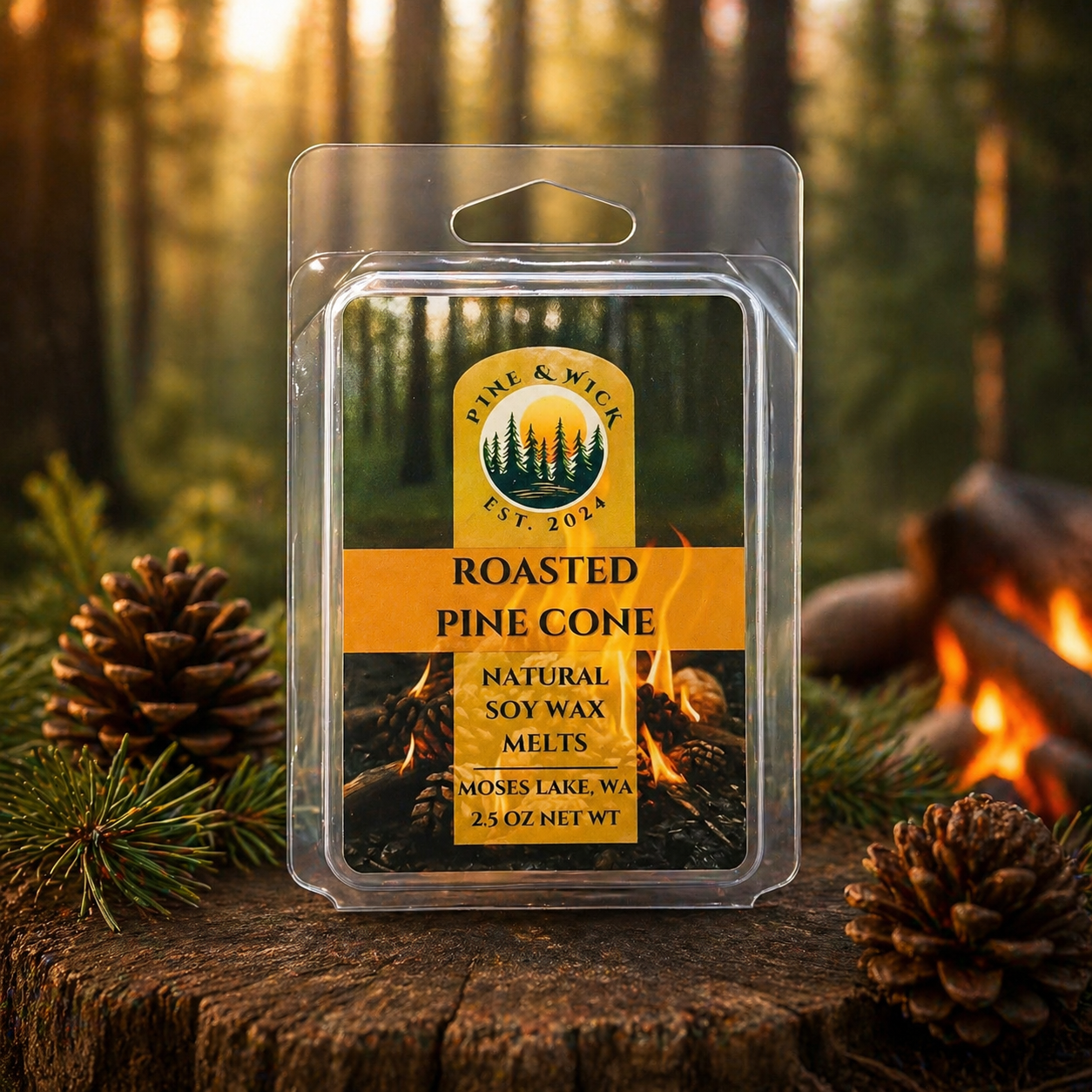 Roasted Pine Cone Wax Melts
