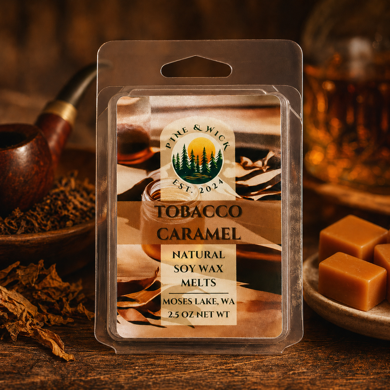 Tobacco Caramel Wax Melts